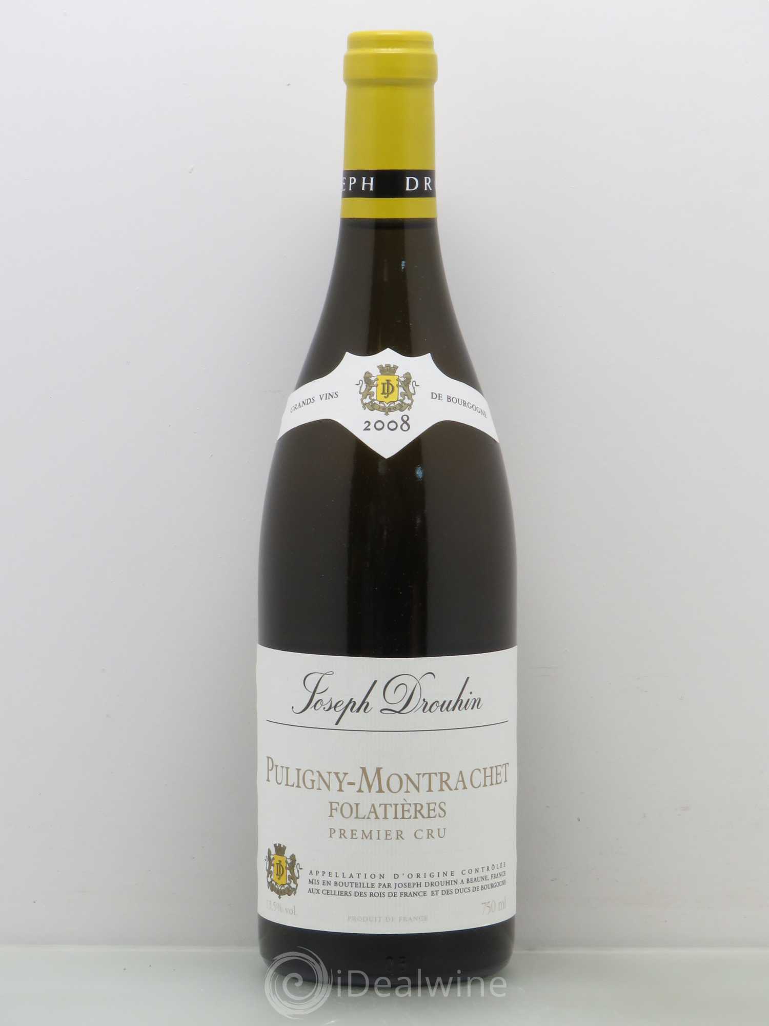 Puligny-Montrachet 1er Cru Folatières Joseph Drouhin 2008 - Lot de 1 bouteille - 0