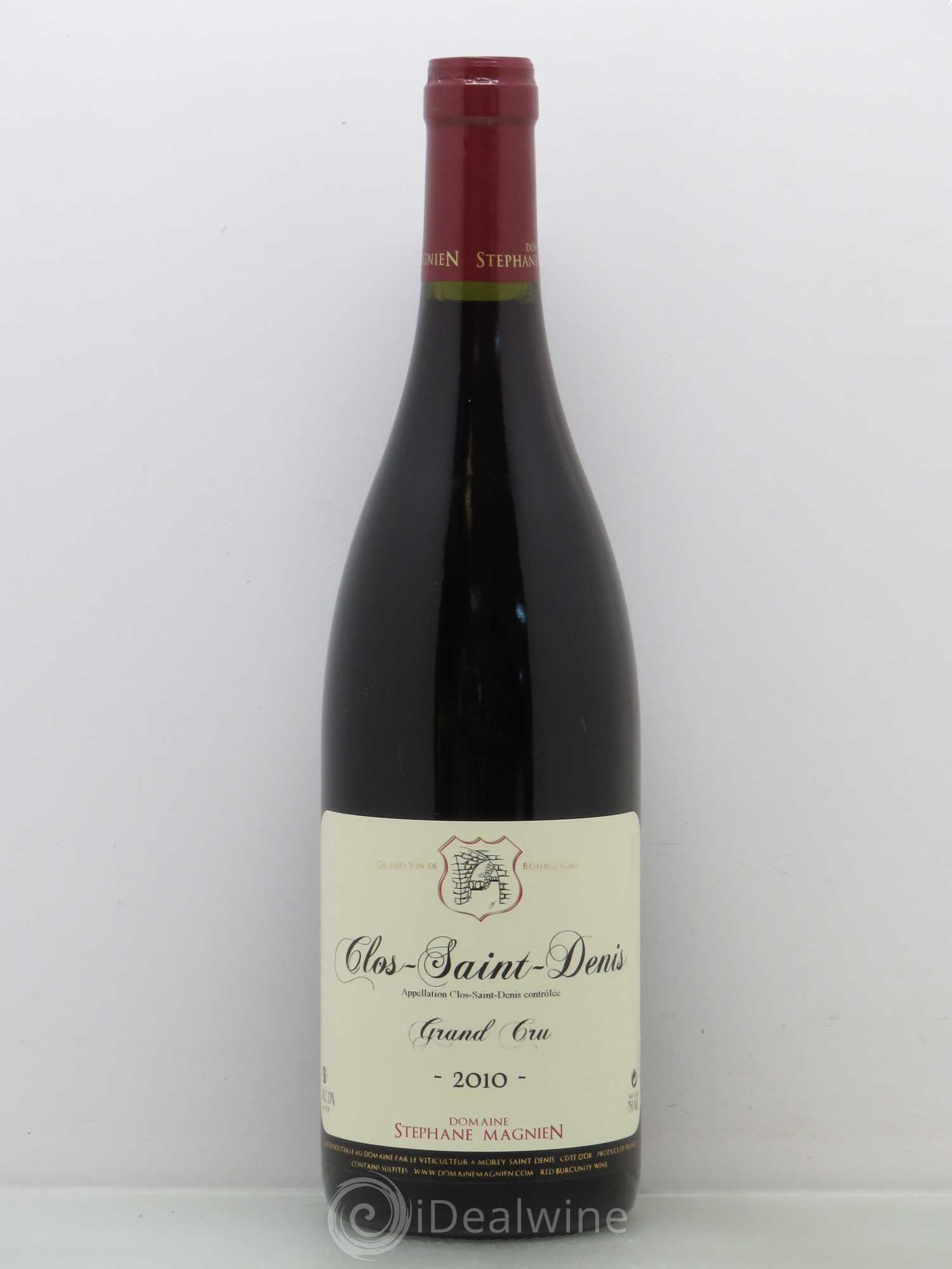 Clos Saint-Denis Grand Cru Stéphane Magnien (Domaine) 2010 - Lot de 1 bouteille - 0