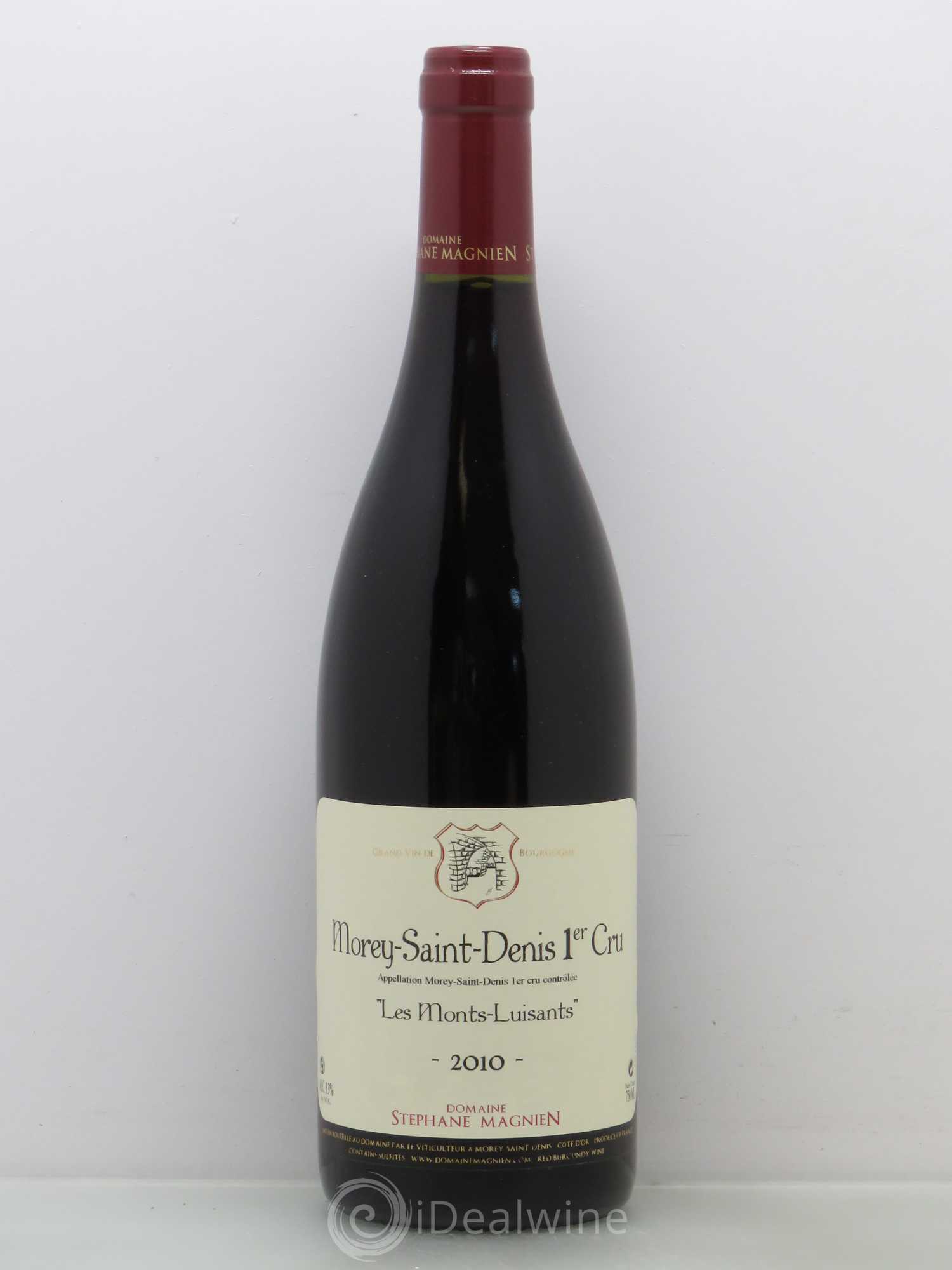 Morey-Saint-Denis 1er Cru Les Monts Luisants Domaine Stephane Magnien 2010 - Posten von 1 Flasche - 0