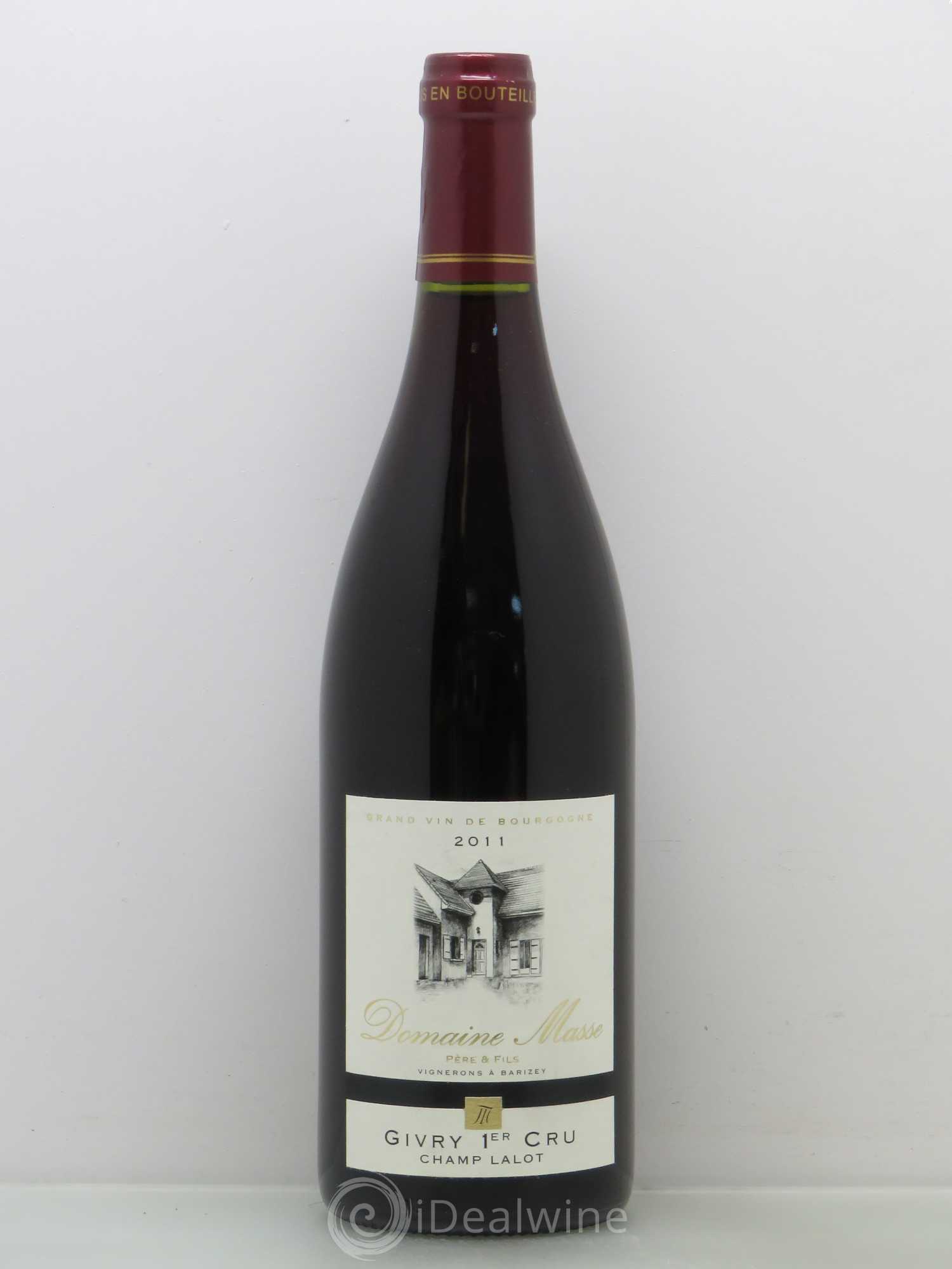 Givry 1er Cru Champ Lalot Domaine Masse Pere Et Fils 2011 - Posten von 1 Flasche - 0