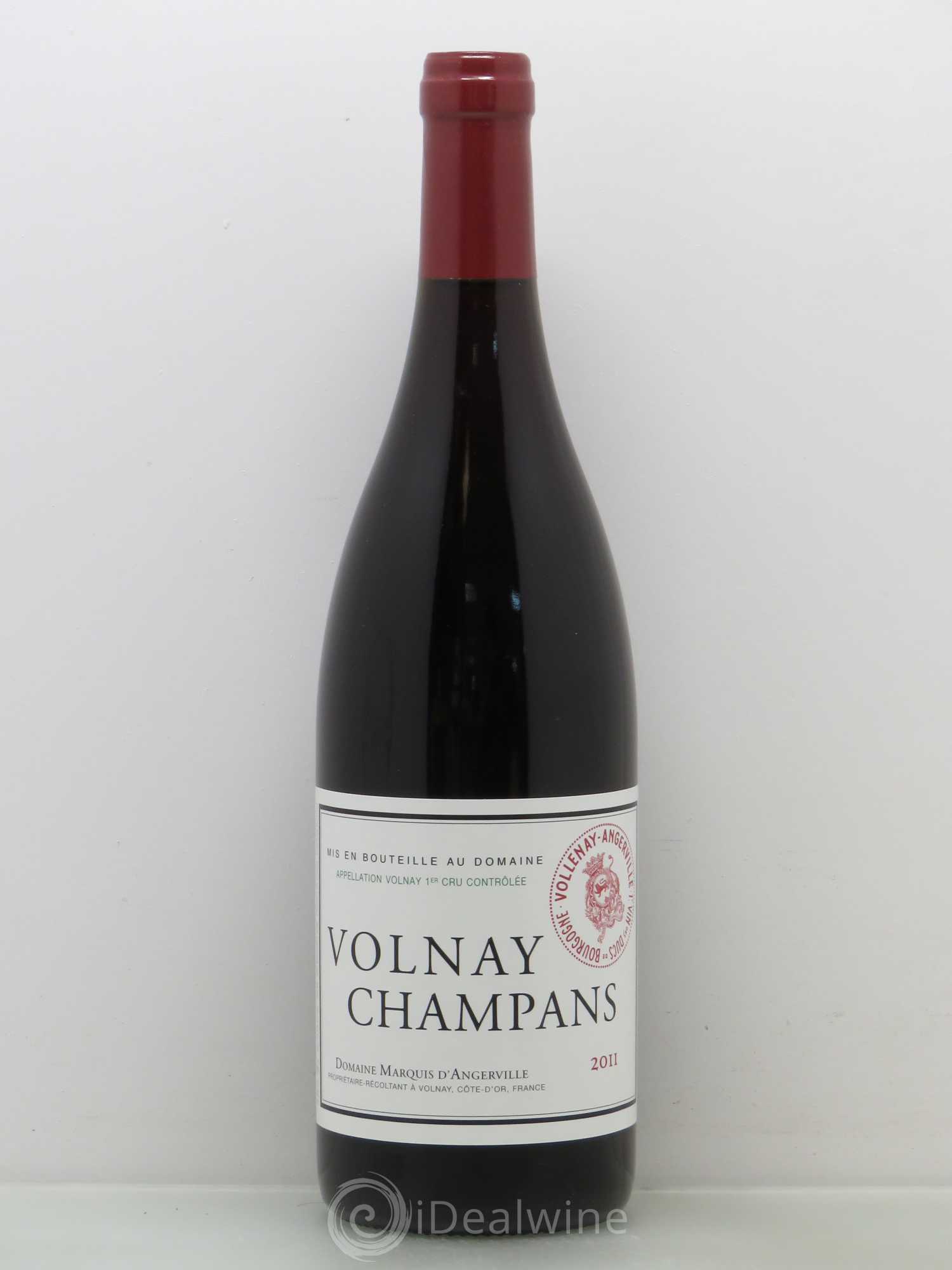 Volnay 1er Cru Champans Marquis d'Angerville (Domaine) 2011 - Lot de 1 bouteille - 0