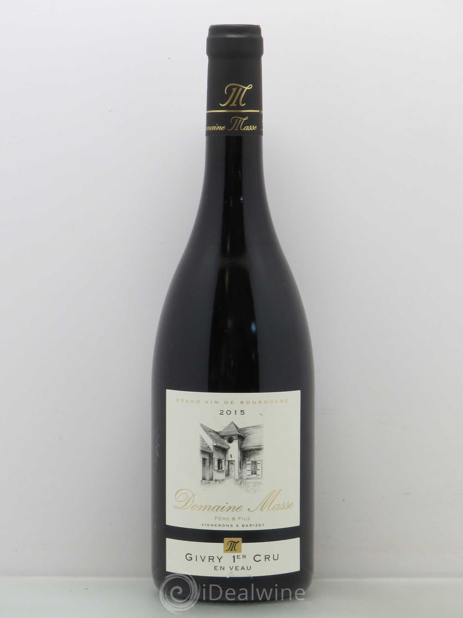 Givry 1er Cru En Veau Domaine Masse Pere Et Fils 2015 - Posten von 1 Flasche - 0