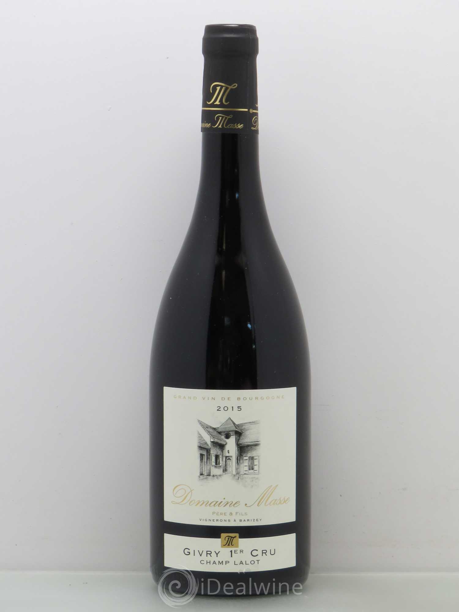 Givry 1er Cru Champ Lalot Domaine Masse Pere Et Fils 2015 - Posten von 1 Flasche - 0