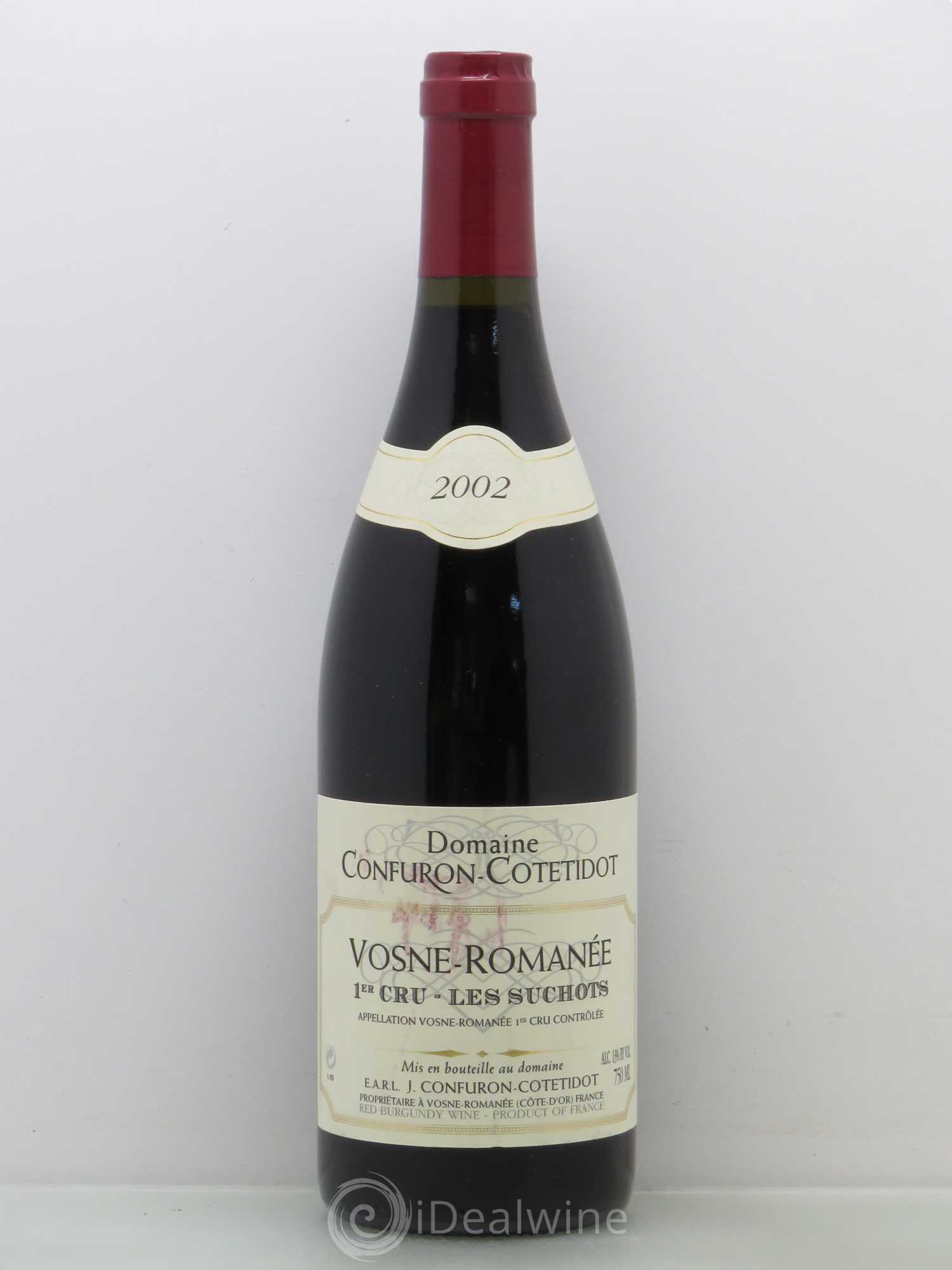 Vosne-Romanée 1er Cru Les Suchots Confuron-Cotetidot 2002 - Lot de 1 bouteille - 0