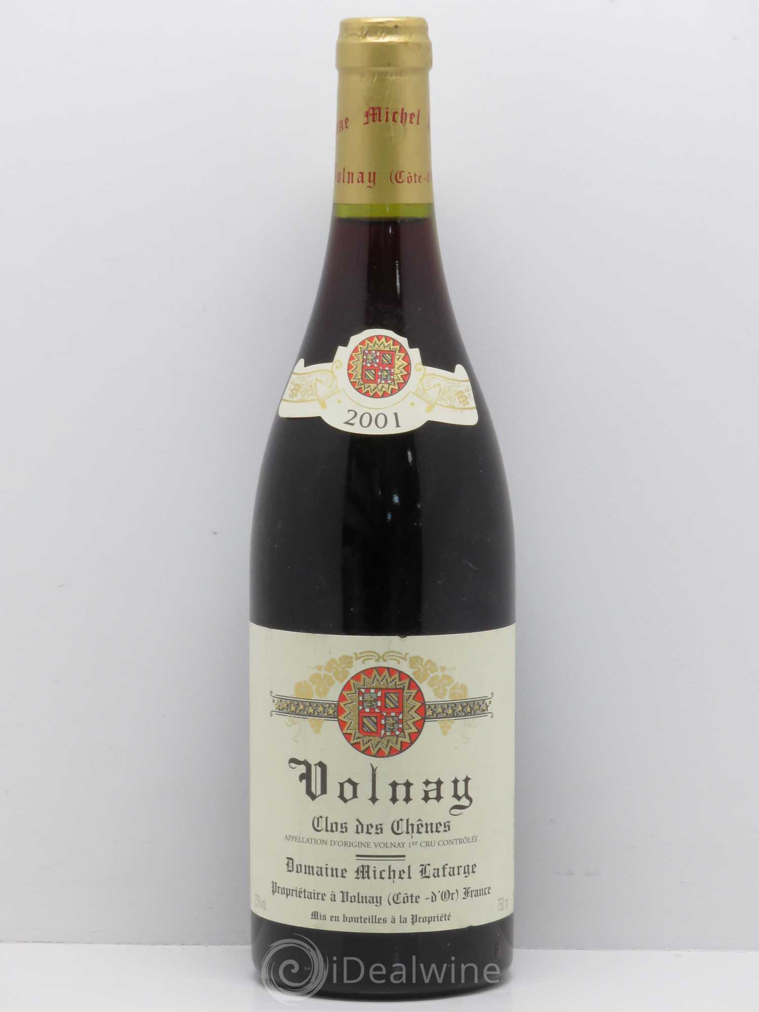 Volnay 1er Cru Clos des Chênes Lafarge (Domaine) 2001 - Lot de 1 bouteille - 0