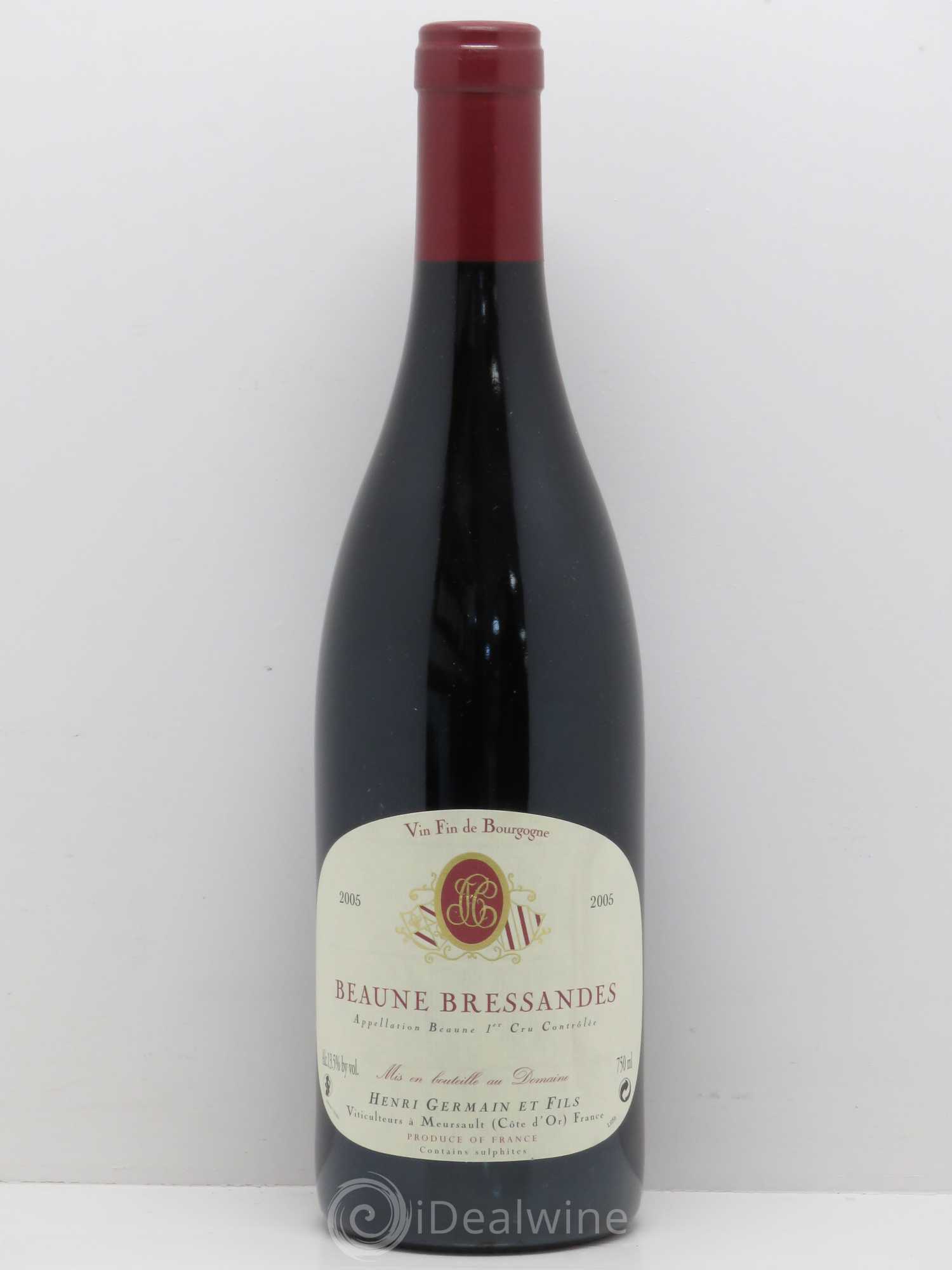 Beaune 1er Cru Bressandes Domaine Henri Germain Pere Et Fils 2005 - Posten von 1 Flasche - 0