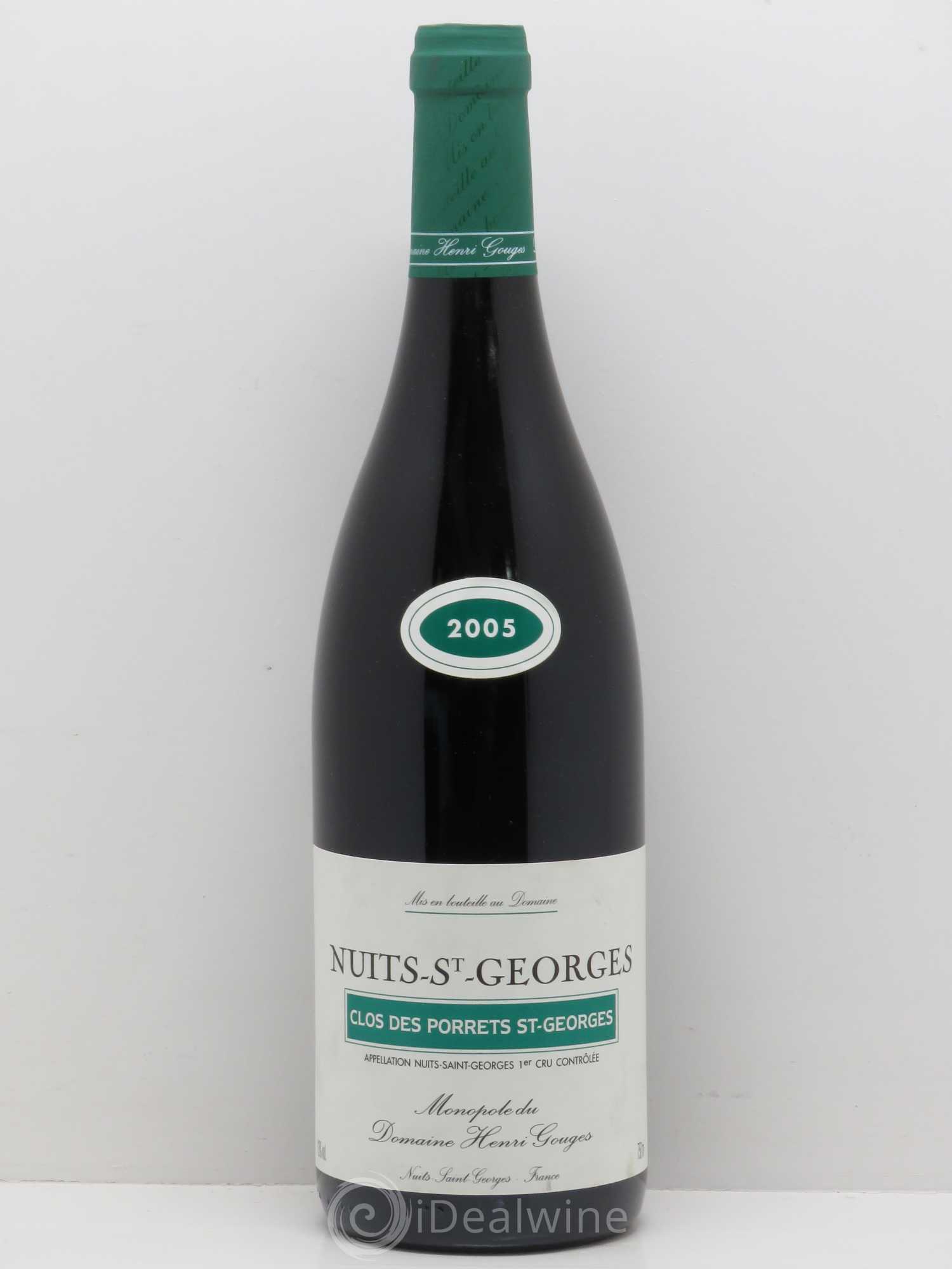 Nuits-Saint-Georges 1er Cru Clos Des Porrets Saint Georges 2005 - Posten von 1 Flasche - 0