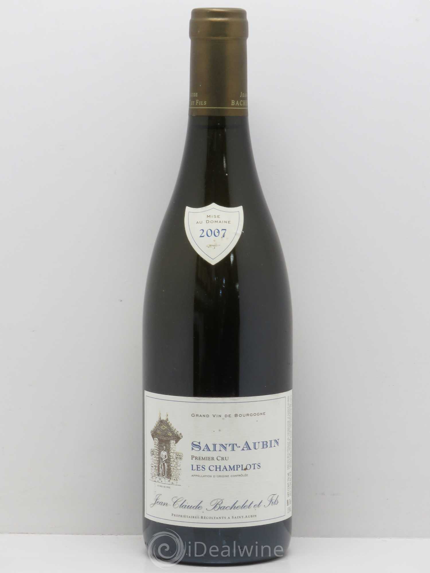 Saint-Aubin 1er Cru Les Champlots - Domaine Jean Claude Bachelet et Fils 2007 - Posten von 1 Flasche - 0