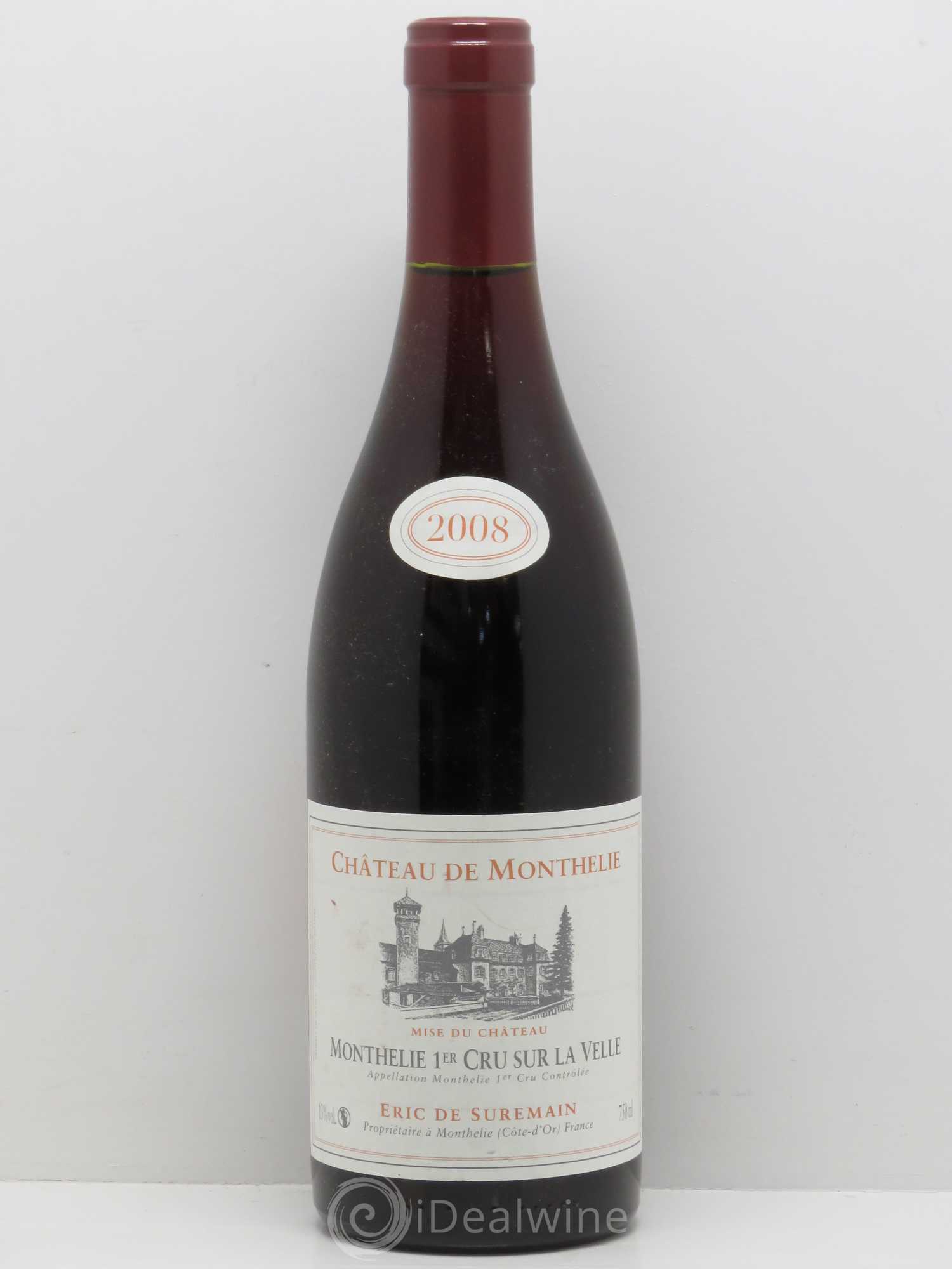 Monthélie 1er Cru Sur La Velle Domaine Eric De Suremain 2008 - Posten von 1 Flasche - 0