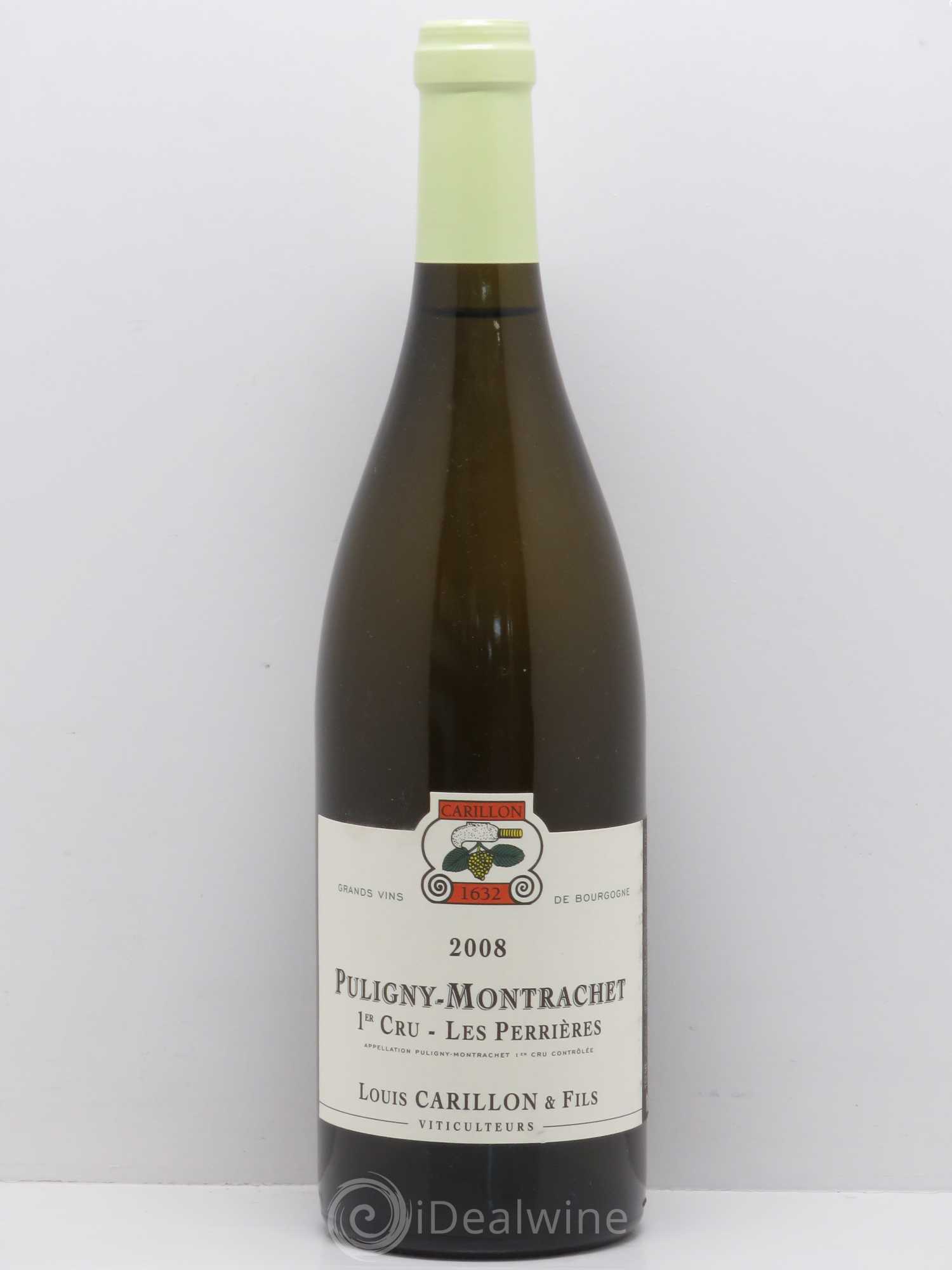 Puligny-Montrachet 1er Cru Les Perrières Louis Carillon & Fils 2008 - Lot de 1 bouteille - 0