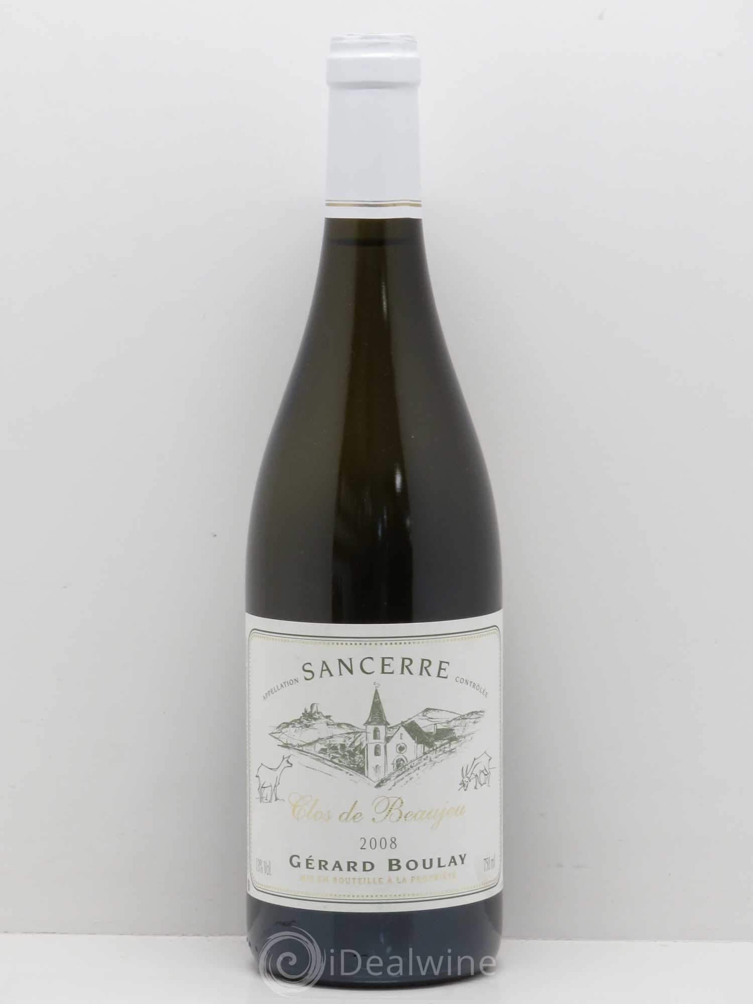 Sancerre Clos de Beaujeu Gérard Boulay 2008 - Lot de 1 bouteille - 0