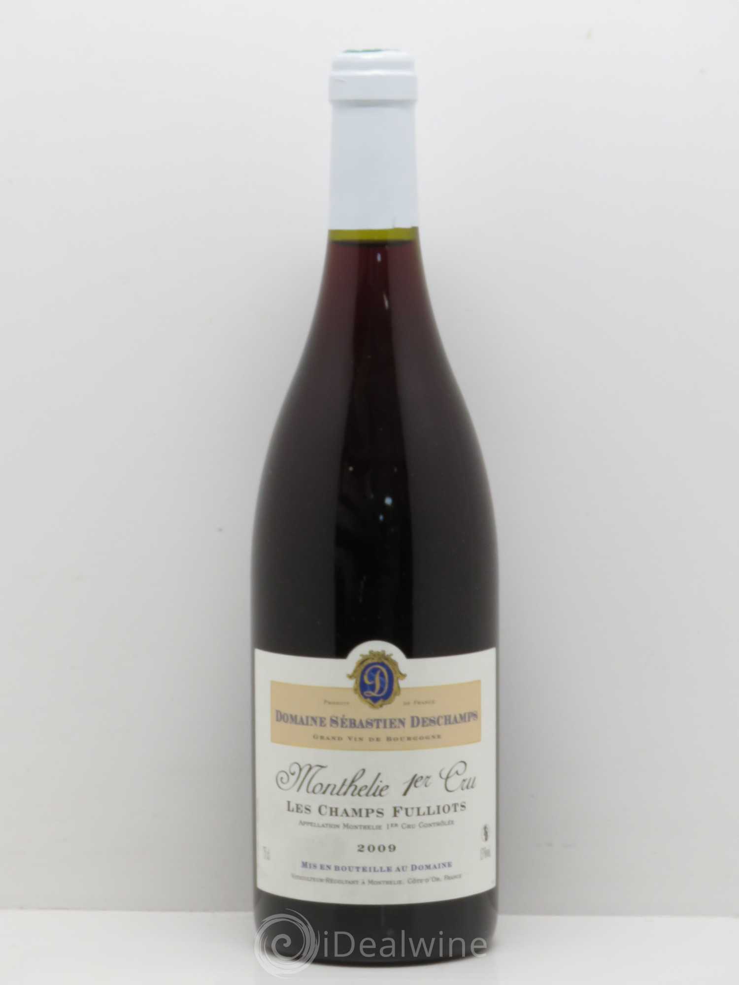 Monthélie 1er Cru Les Champs Fulliots Domaine Sebastien Deschamps 2009 - Lot de 1 bouteille - 0