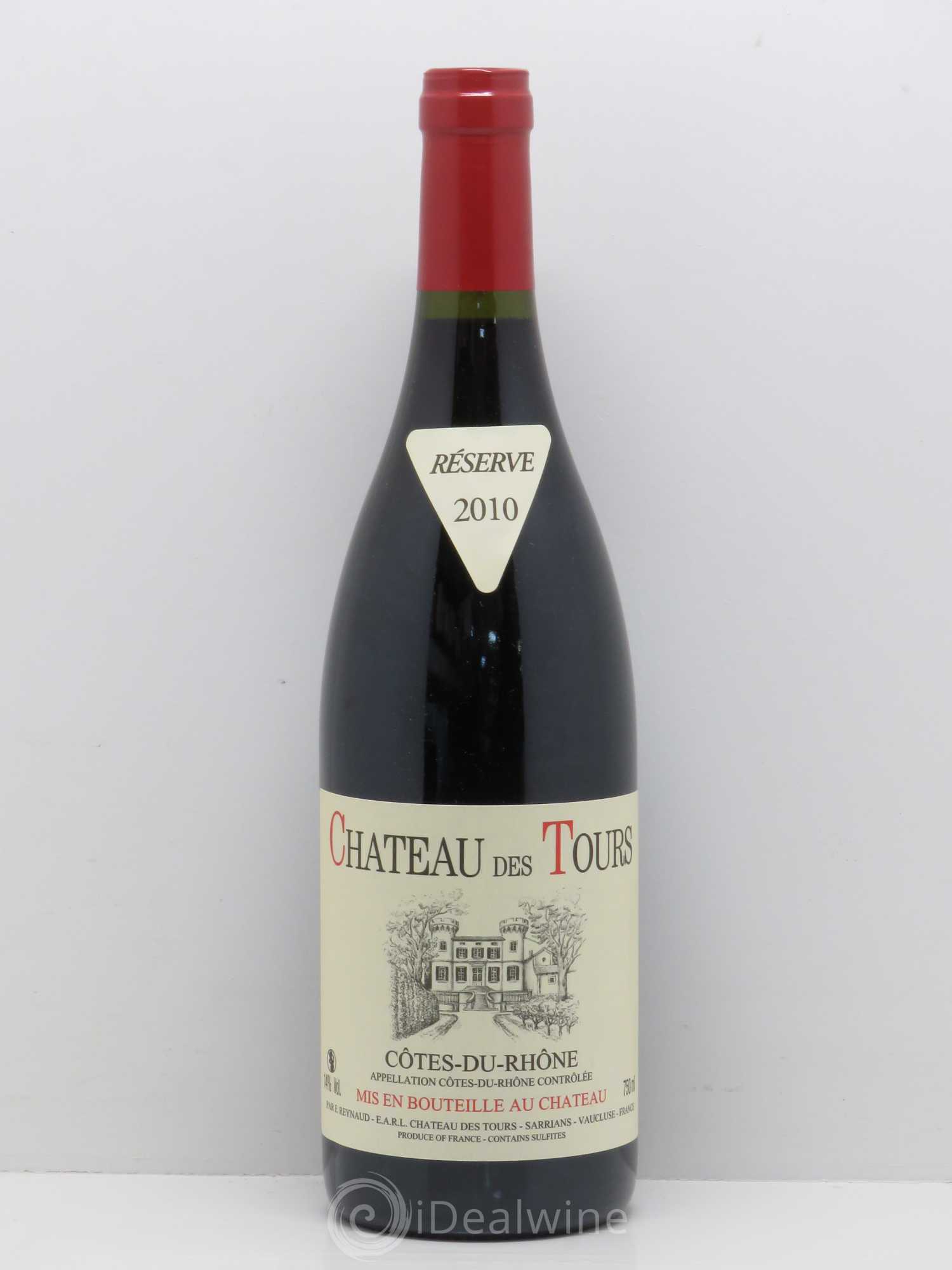 Côtes-du-Rhône Château des Tours Emmanuel Reynaud 2010 - Lot de 1 bouteille - 0