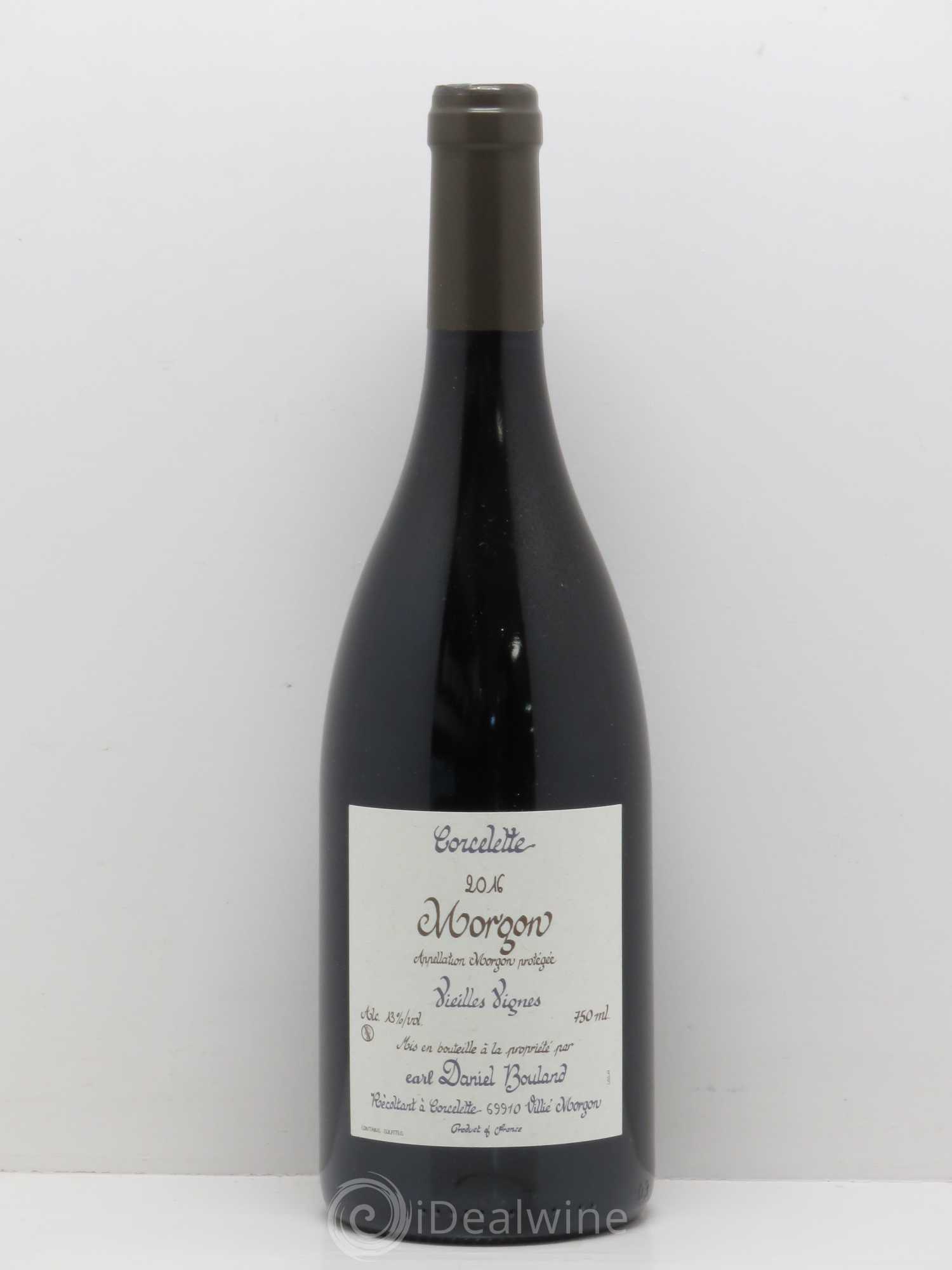 Morgon Corcelette Daniel Bouland (Domaine) 2016 - Lot de 1 bouteille - 0