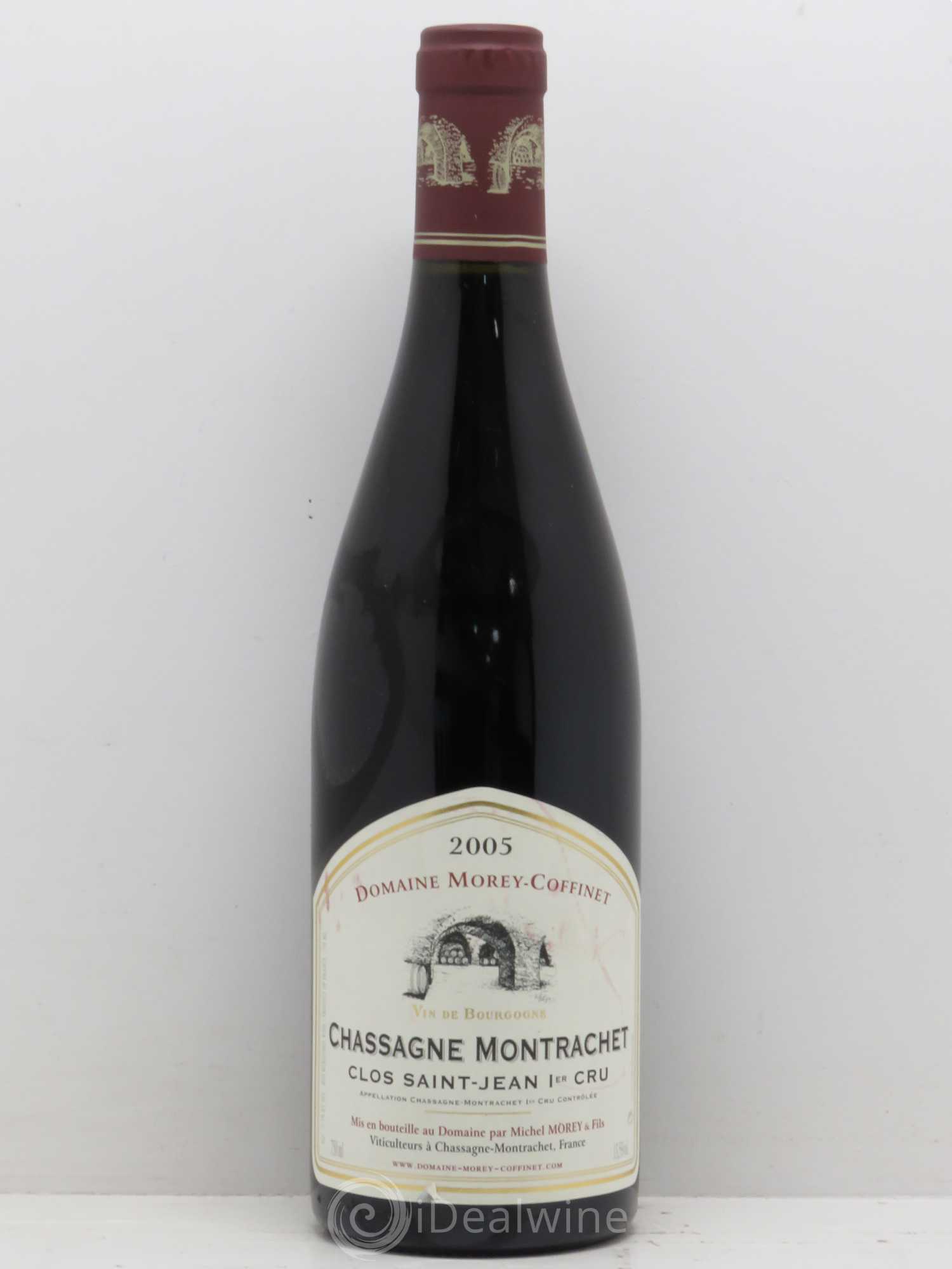 Chassagne-Montrachet 1er Cru Clos Saint Jean Morey Coffinet 2005 - Posten von 1 Flasche - 0