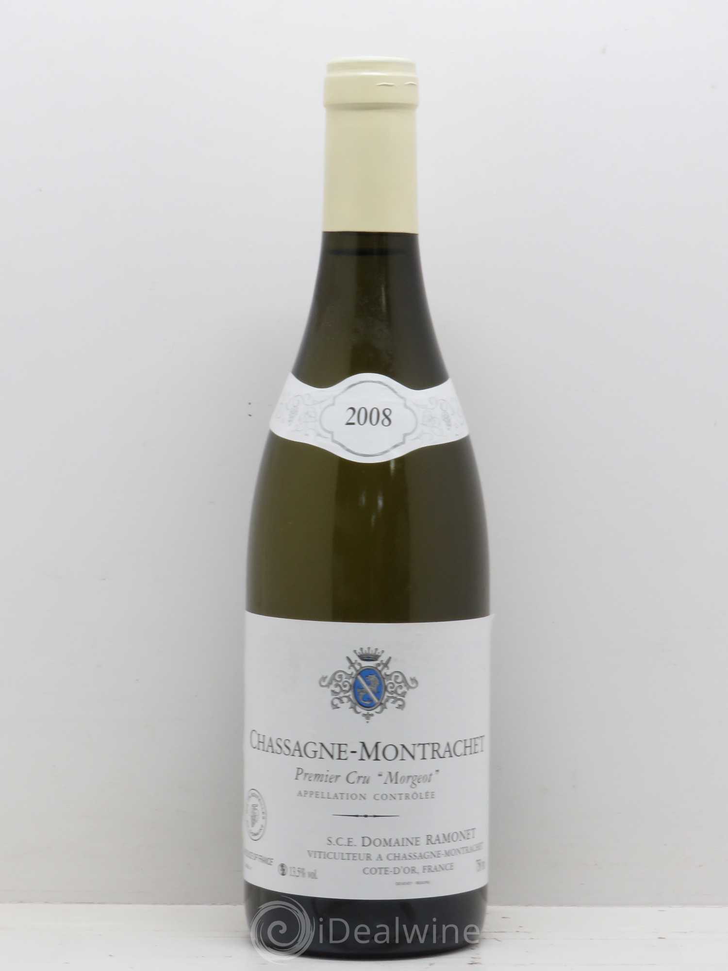 Chassagne-Montrachet 1er Cru Morgeot Ramonet (Domaine) 2008 - Lot de 1 bouteille - 0