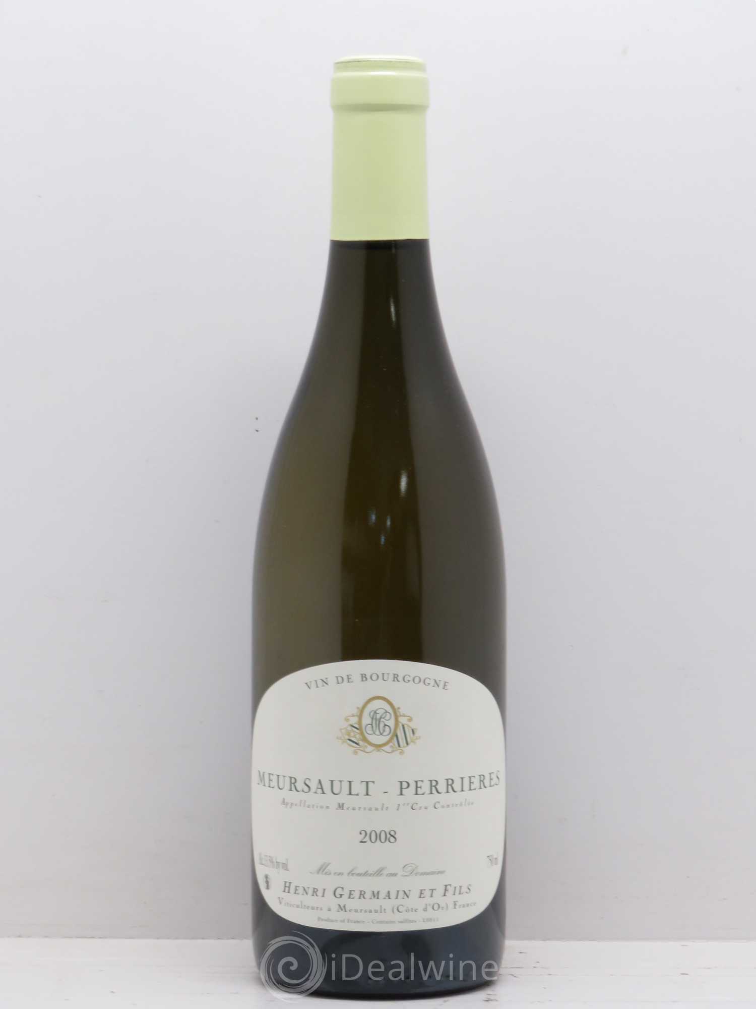 Meursault 1er Cru Perrières Henri Germain Pere Et Fils 2008 - Posten von 1 Flasche - 0