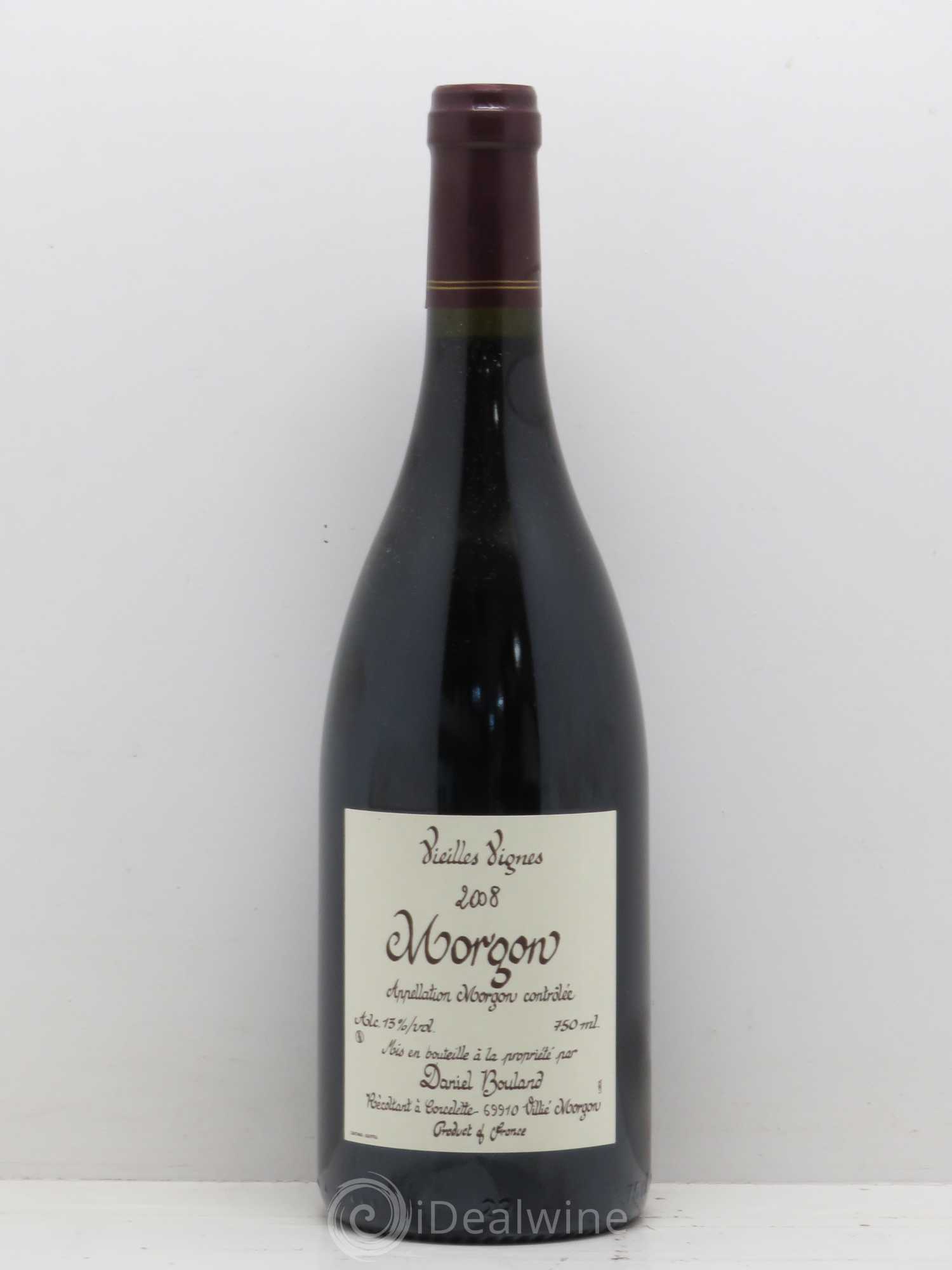 Morgon Vieilles Vignes Daniel Bouland (Domaine) 2008 - Lot de 1 bouteille - 0