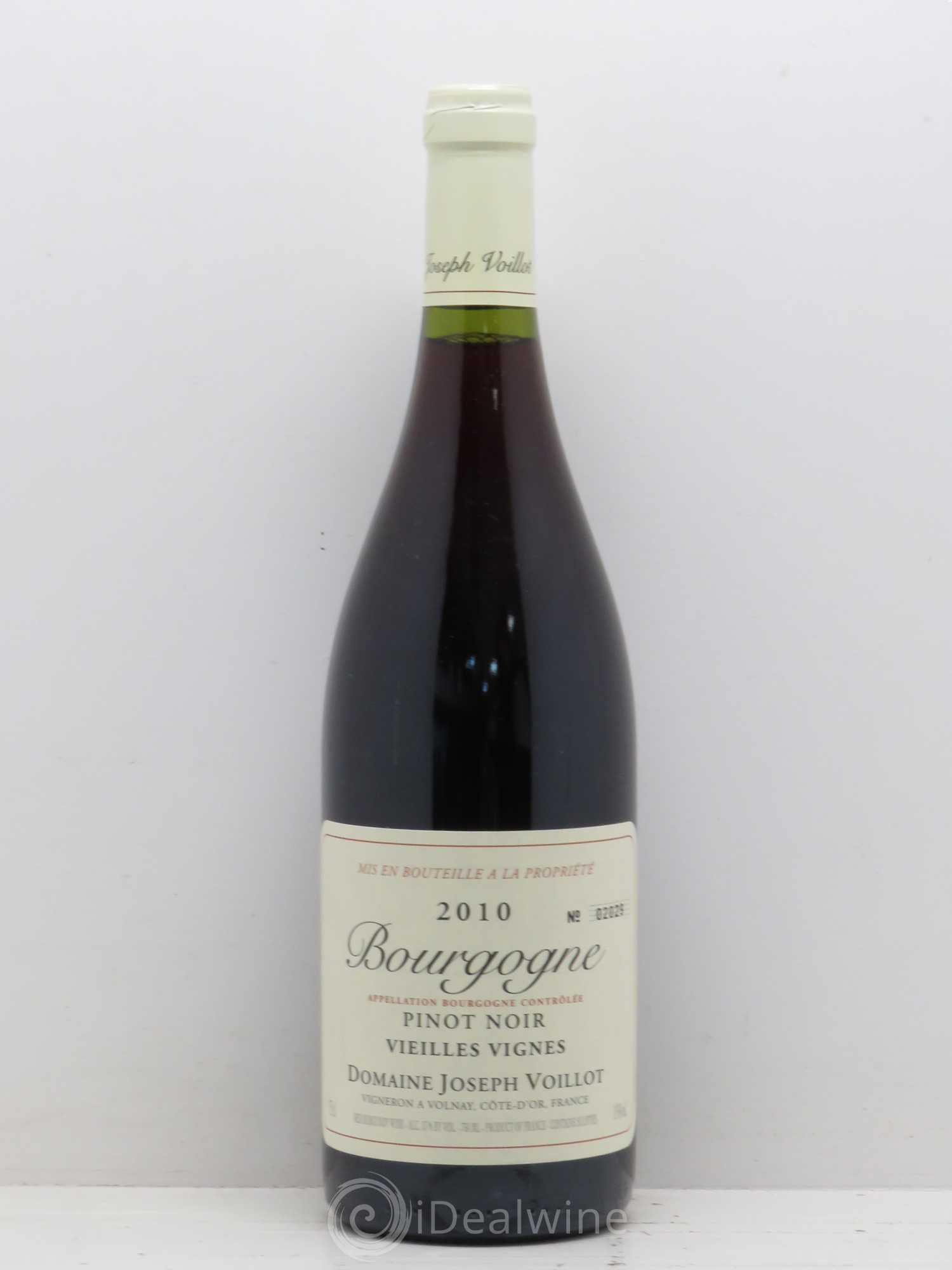 Bourgogne Pinot Noir Vieilles Vignes Joseph Voillot 2010 - Lot of 1 bottle - 0