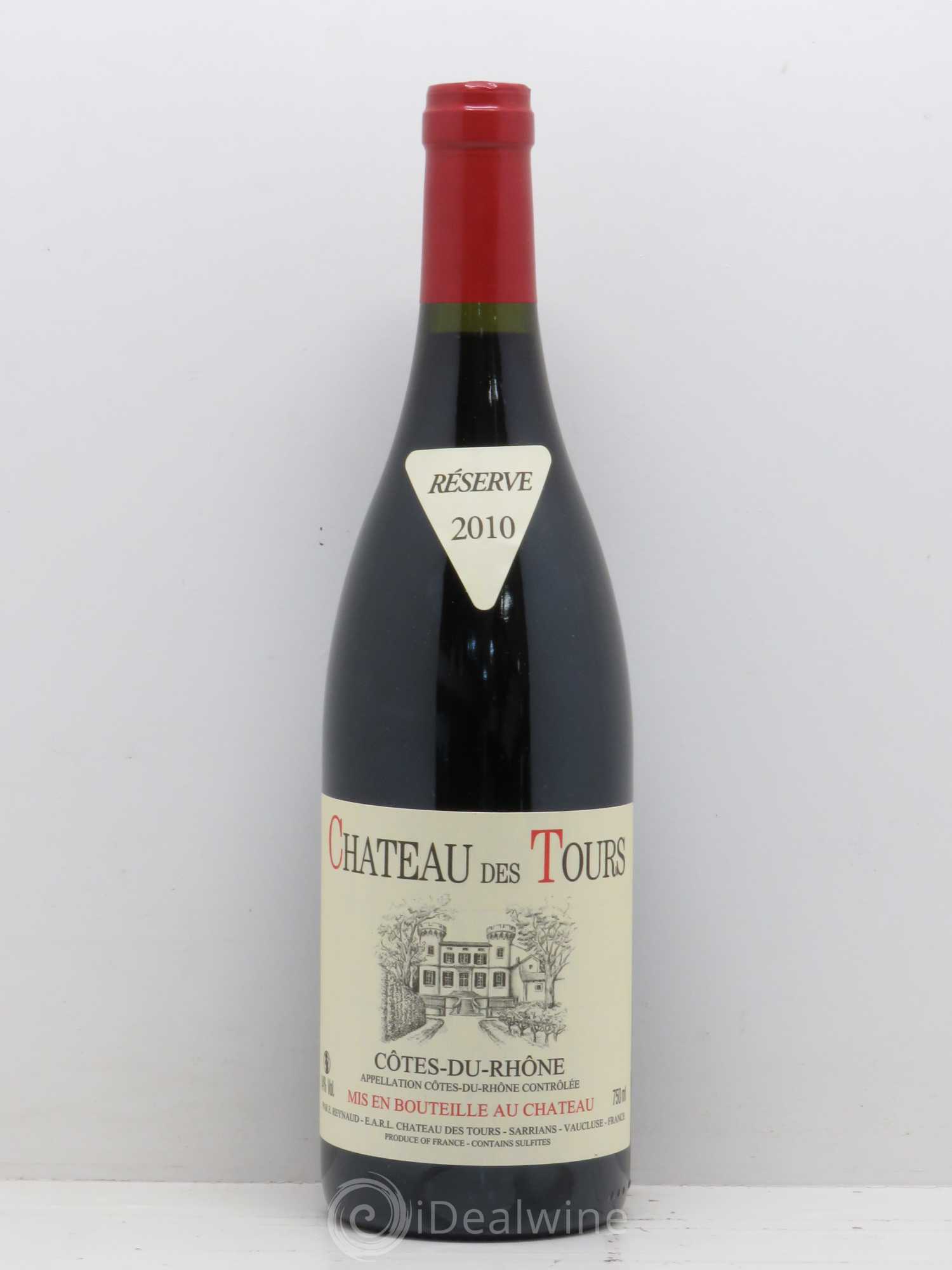 Côtes-du-Rhône Château des Tours Emmanuel Reynaud 2010 - Lot de 1 bouteille - 0