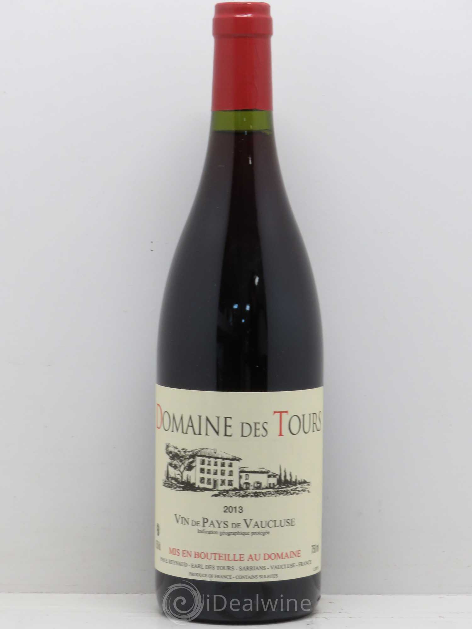 Vaucluse (Vin de Pays de Vaucluse) Domaine des Tours Emmanuel Reynaud 2013 - Lot de 1 bouteille - 0