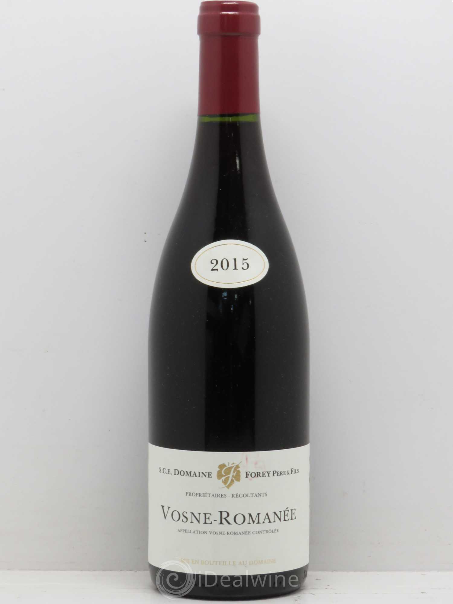 Vosne-Romanée Forey Père et fils 2015 - Posten von 1 Flasche - 0