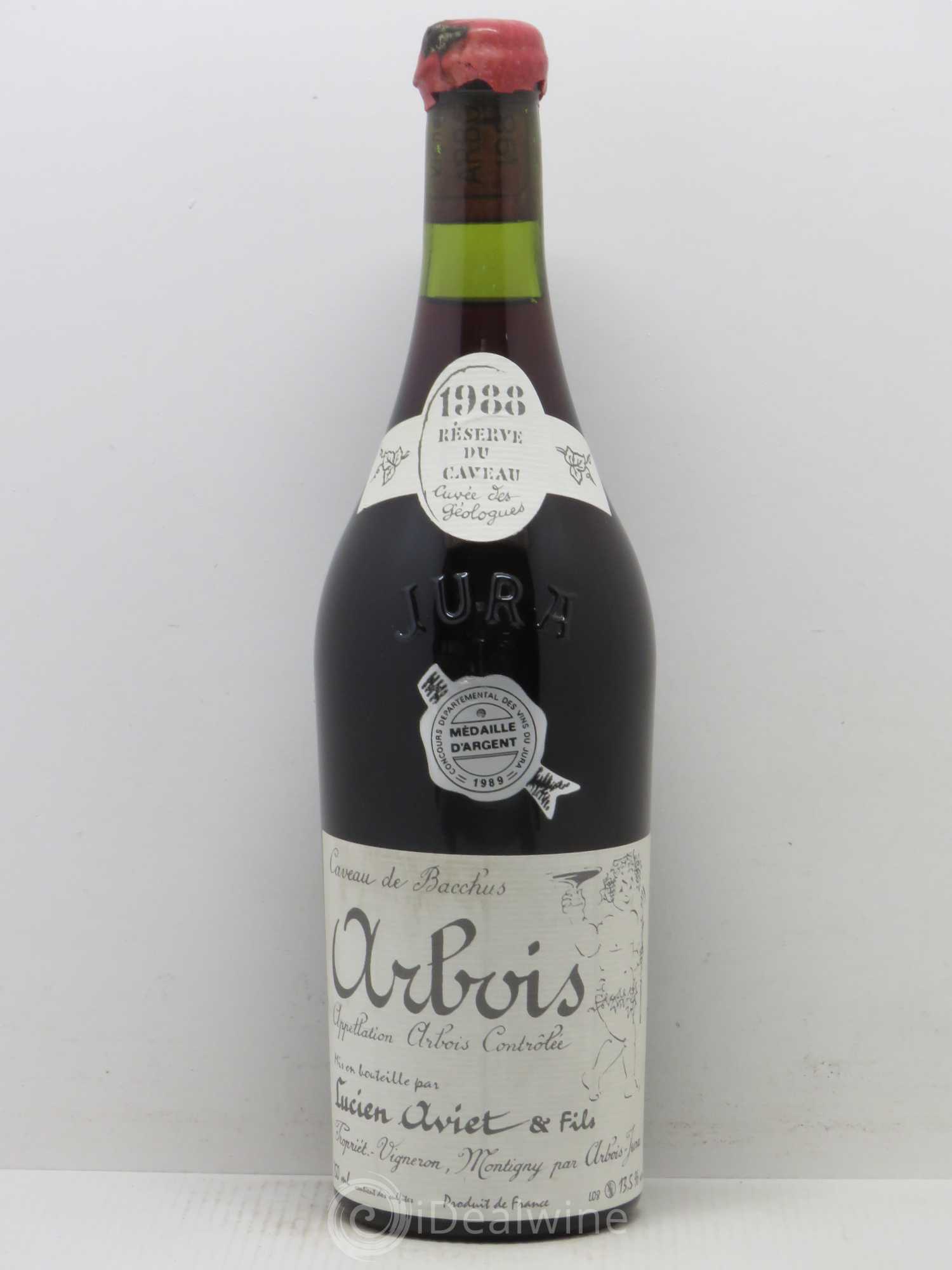 Arbois Cuvée des Géologues Domaine Lucien Aviet et Fils 1988 - Posten von 1 Flasche - 0