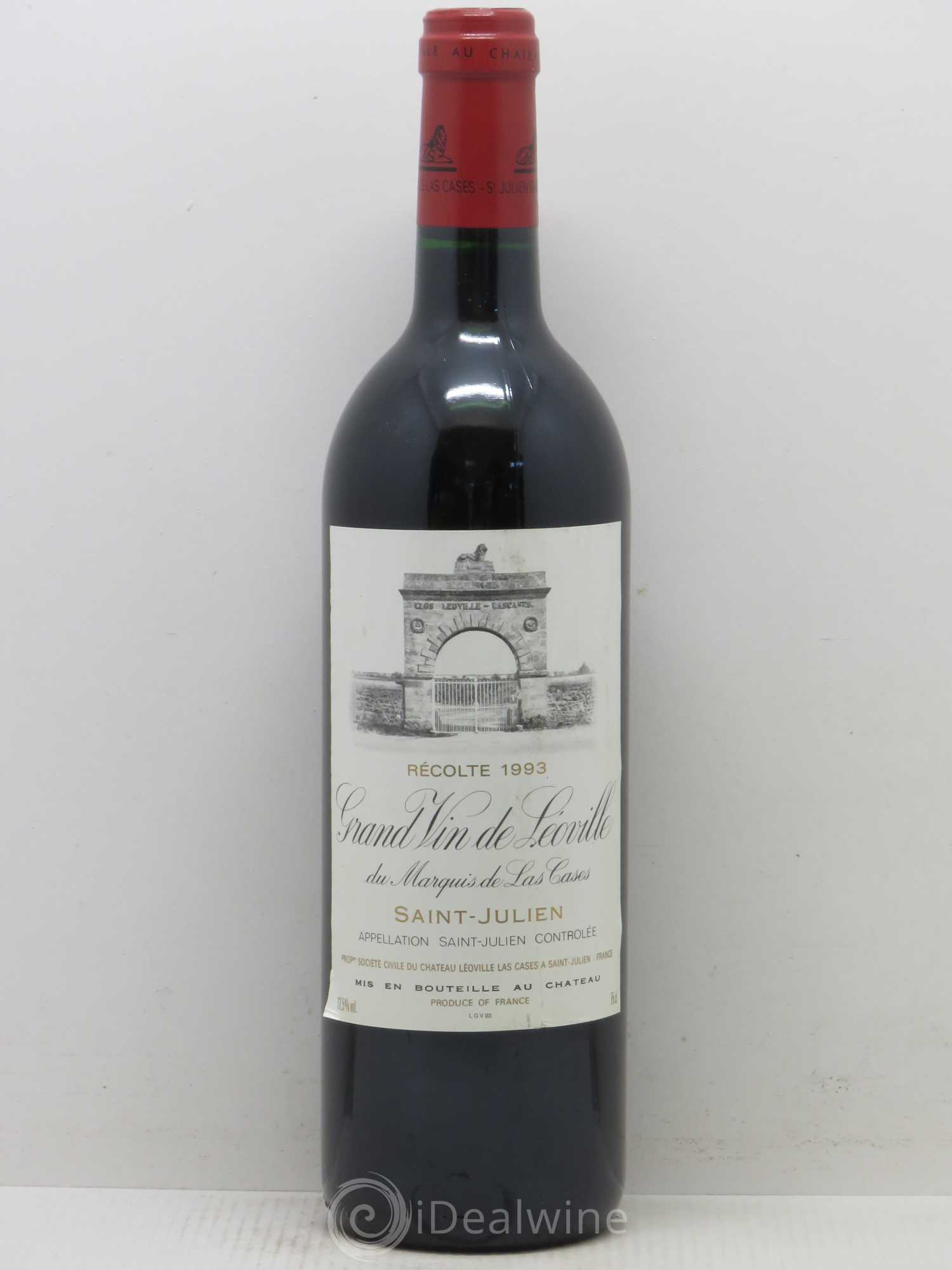 Château Léoville Las Cases 2ème Grand Cru Classé 1993 - Lot de 1 bouteille - 0
