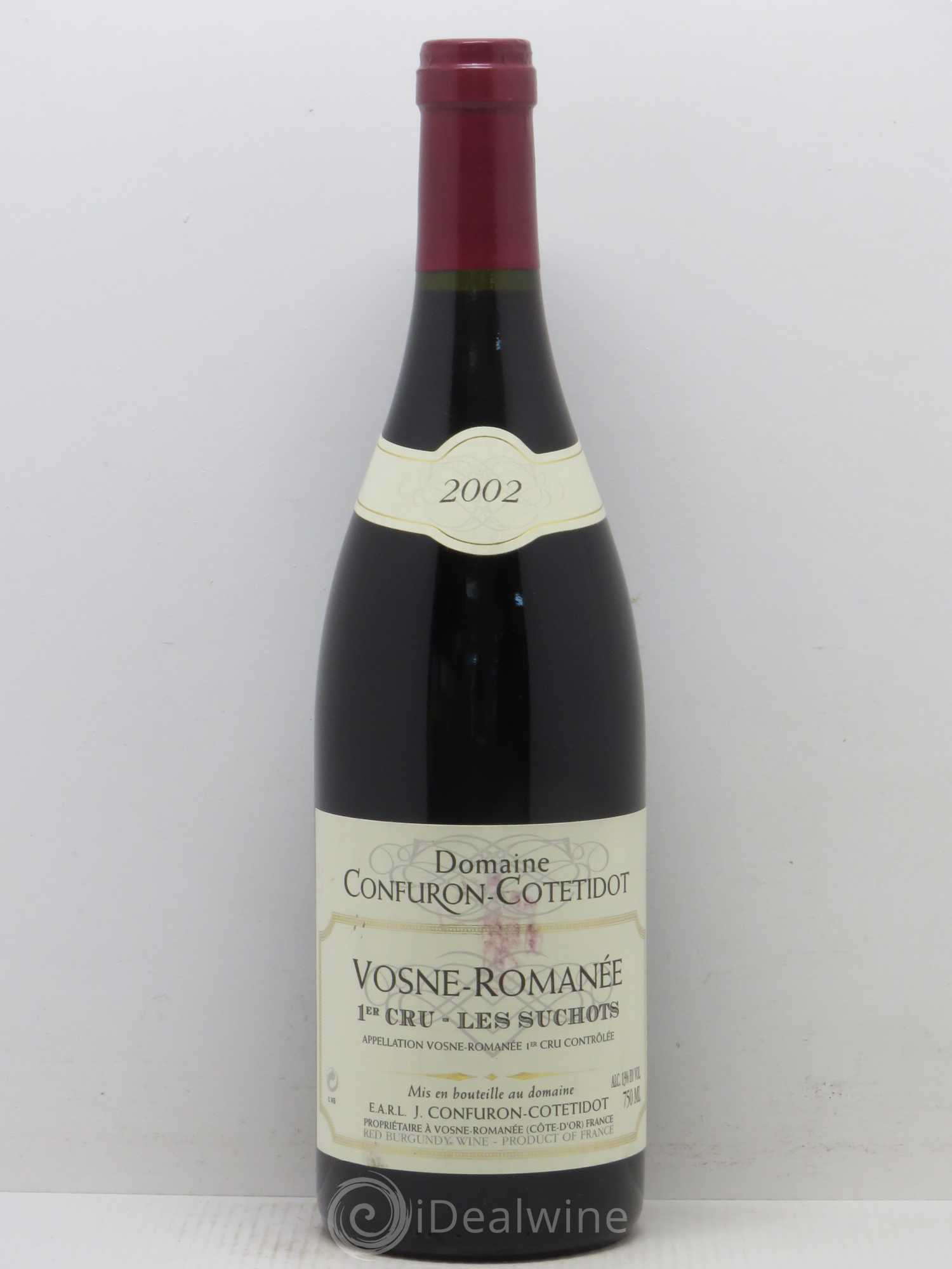 Vosne-Romanée 1er Cru Les Suchots Confuron-Cotetidot 2002 - Lot de 1 bouteille - 0