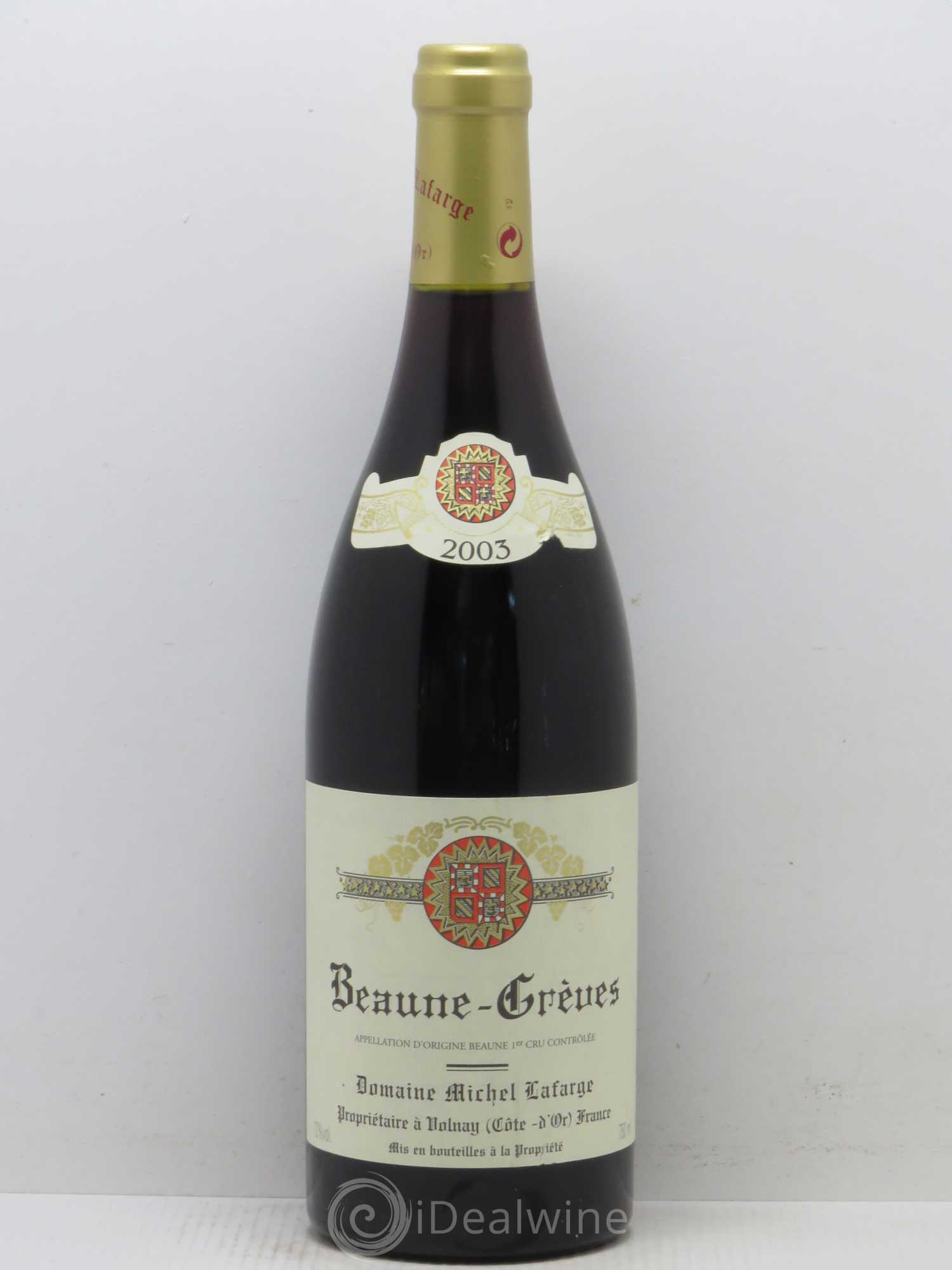 Beaune 1er Cru Grèves Lafarge (Domaine) 2003 - Lot de 1 bouteille - 0