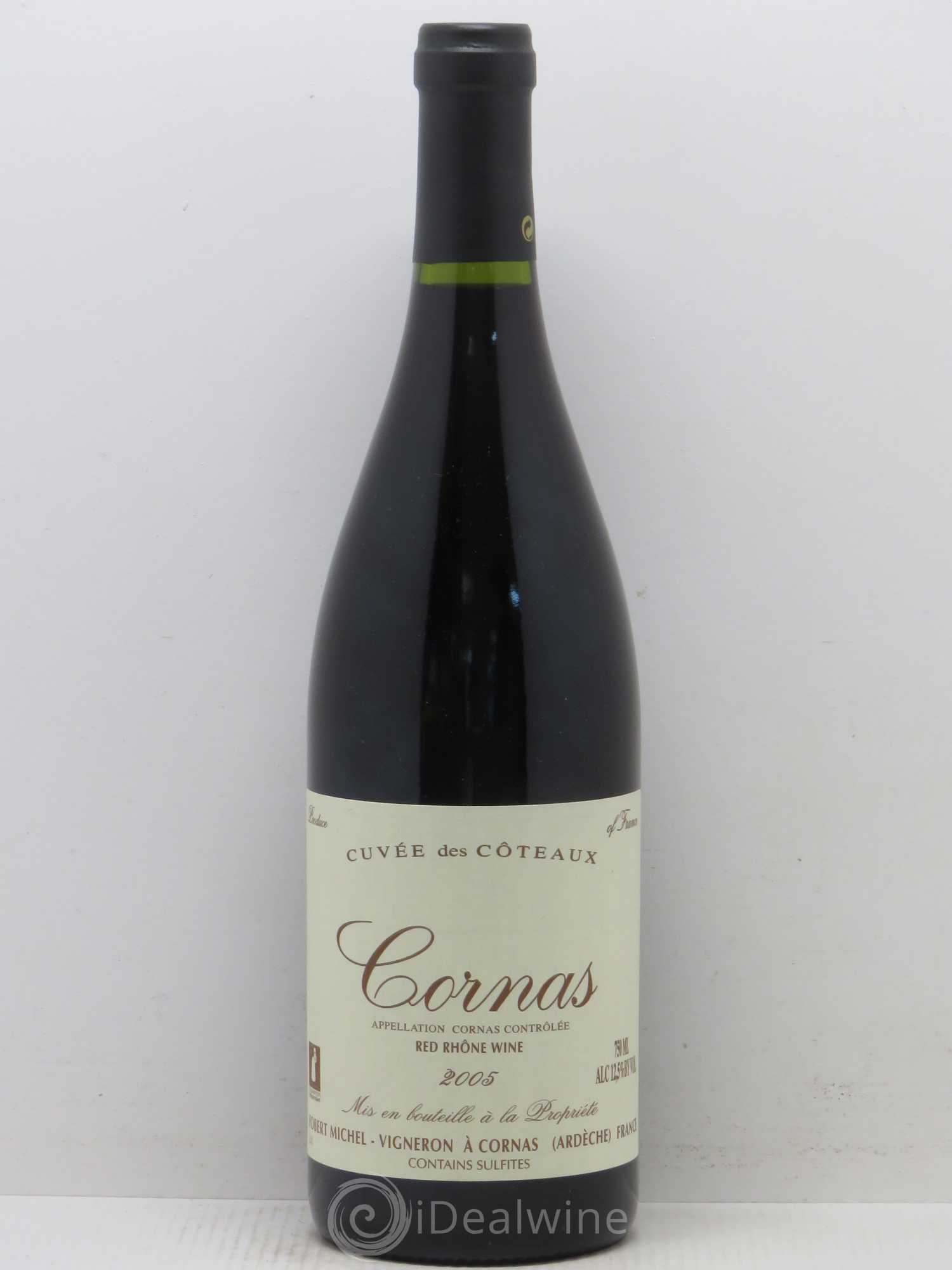 Cornas Cuvée des Coteaux Robert Michel 2005 - Lot de 1 bouteille - 0