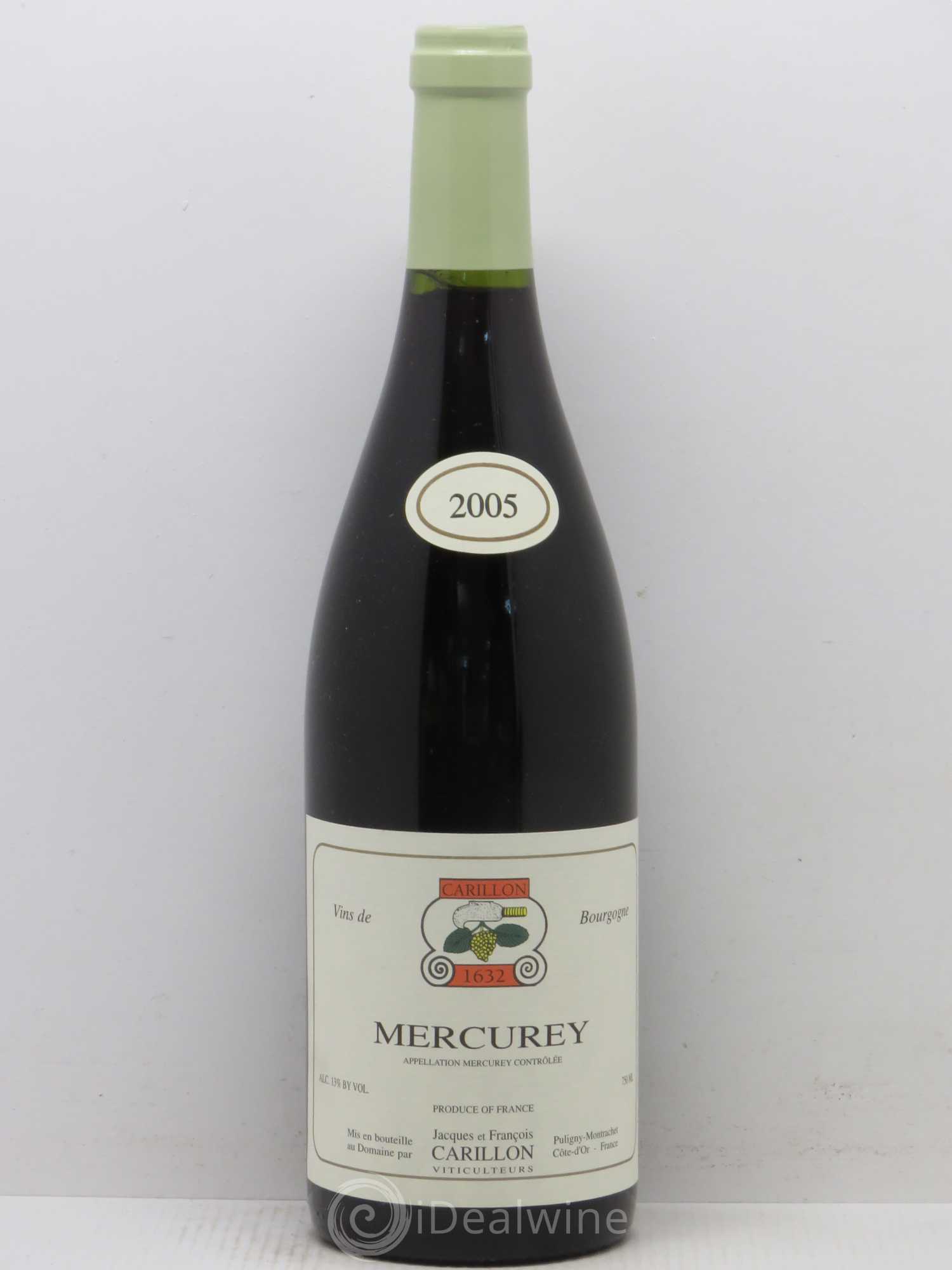 Mercurey Domaine Jacques et François Carillon 2005 - Posten von 1 Flasche - 0