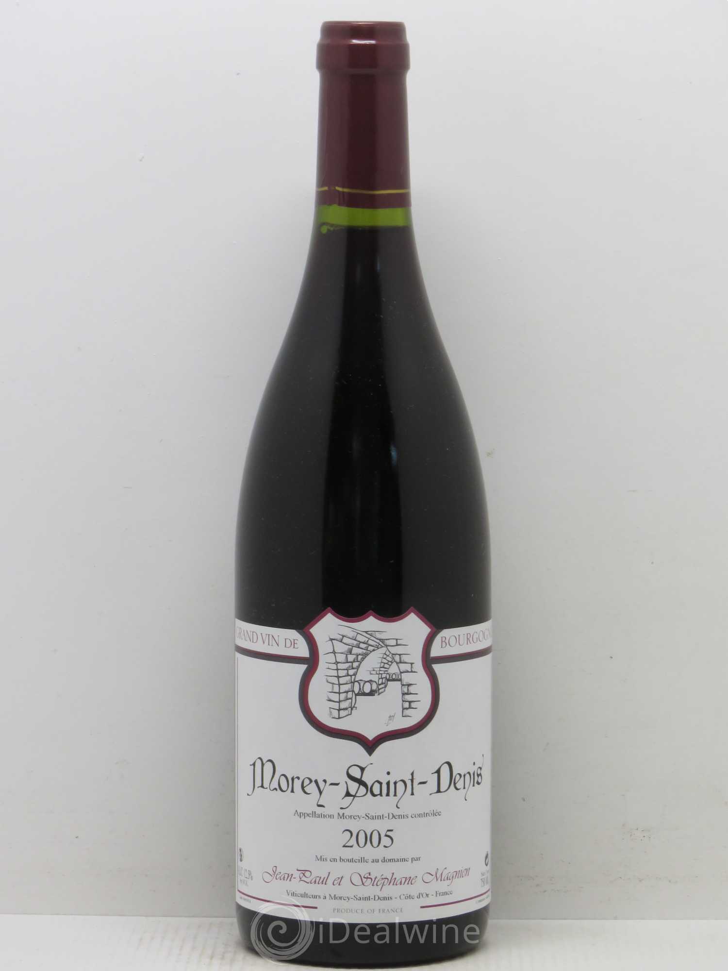 Morey-Saint-Denis Domaine Jean-Paul et Stéphane Magnien 2005 - Posten von 1 Flasche - 0