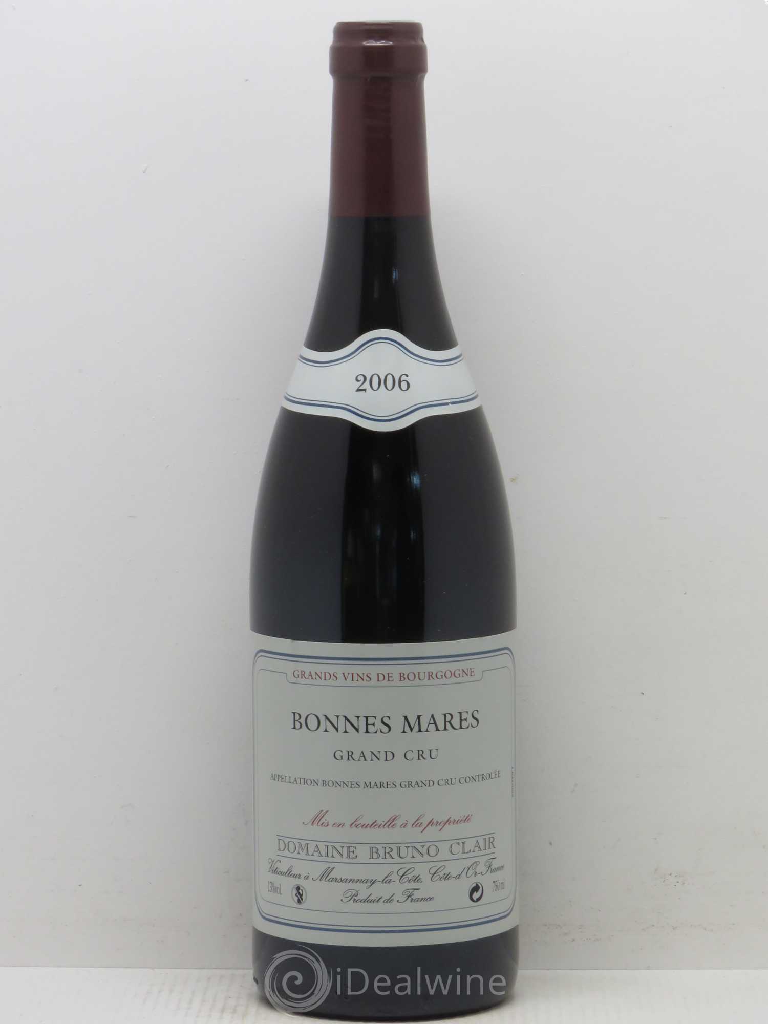 Bonnes-Mares Grand Cru Bruno Clair (Domaine) 2006 - Lot de 1 bouteille - 0