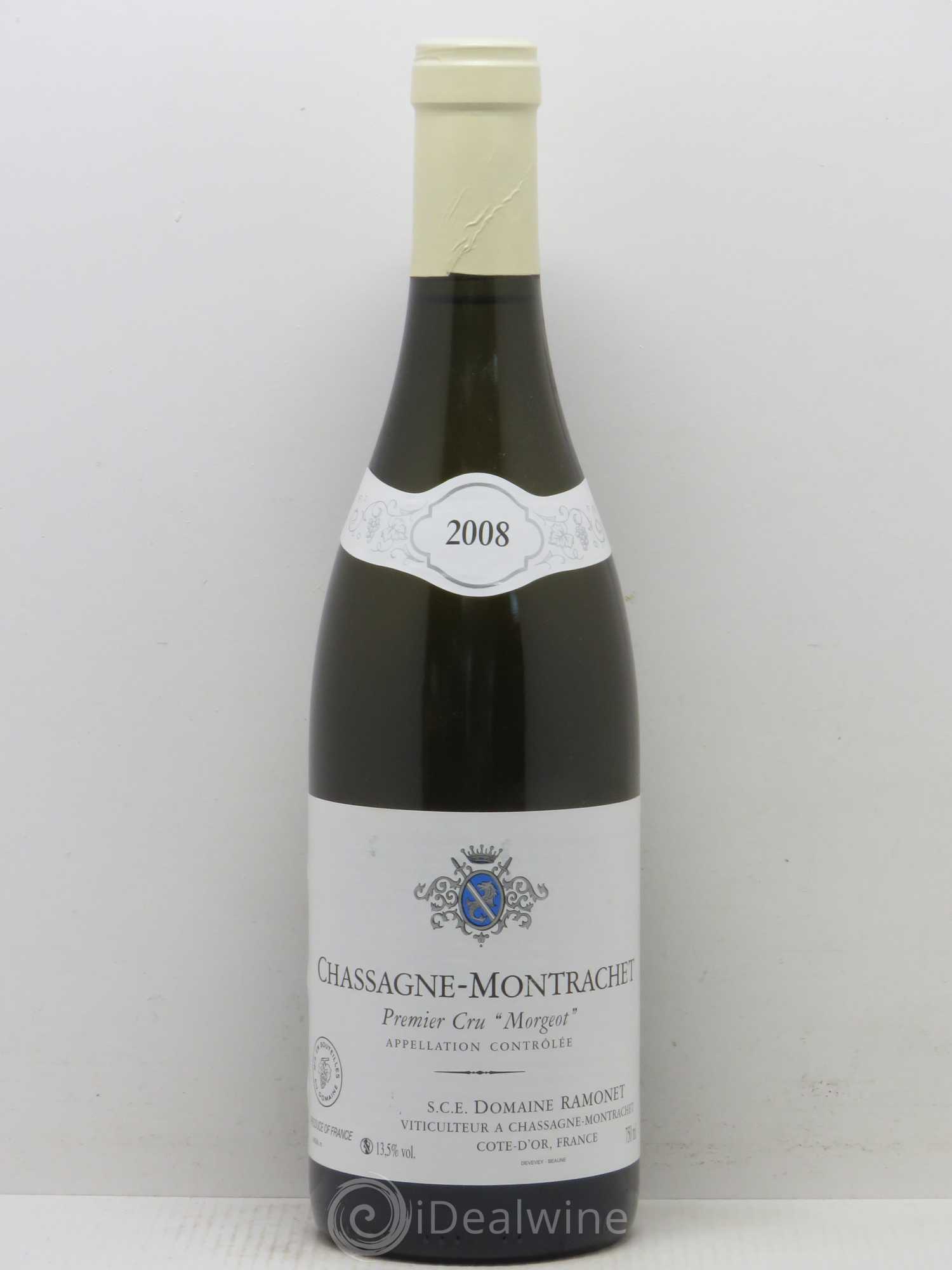 Chassagne-Montrachet 1er Cru Morgeot Ramonet (Domaine) 2008 - Lot de 1 bouteille - 0