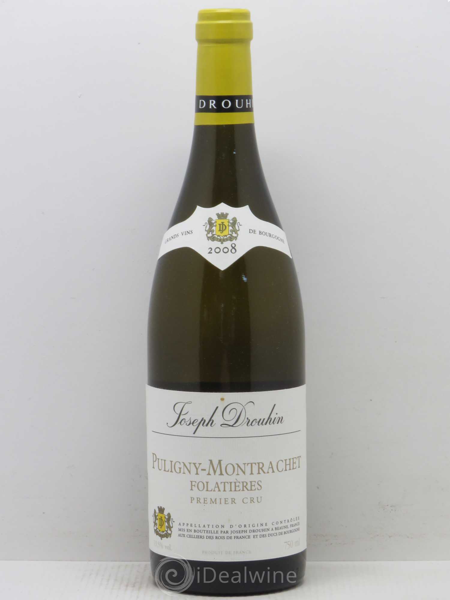 Puligny-Montrachet 1er Cru Folatières Joseph Drouhin 2008 - Lot de 1 bouteille - 0