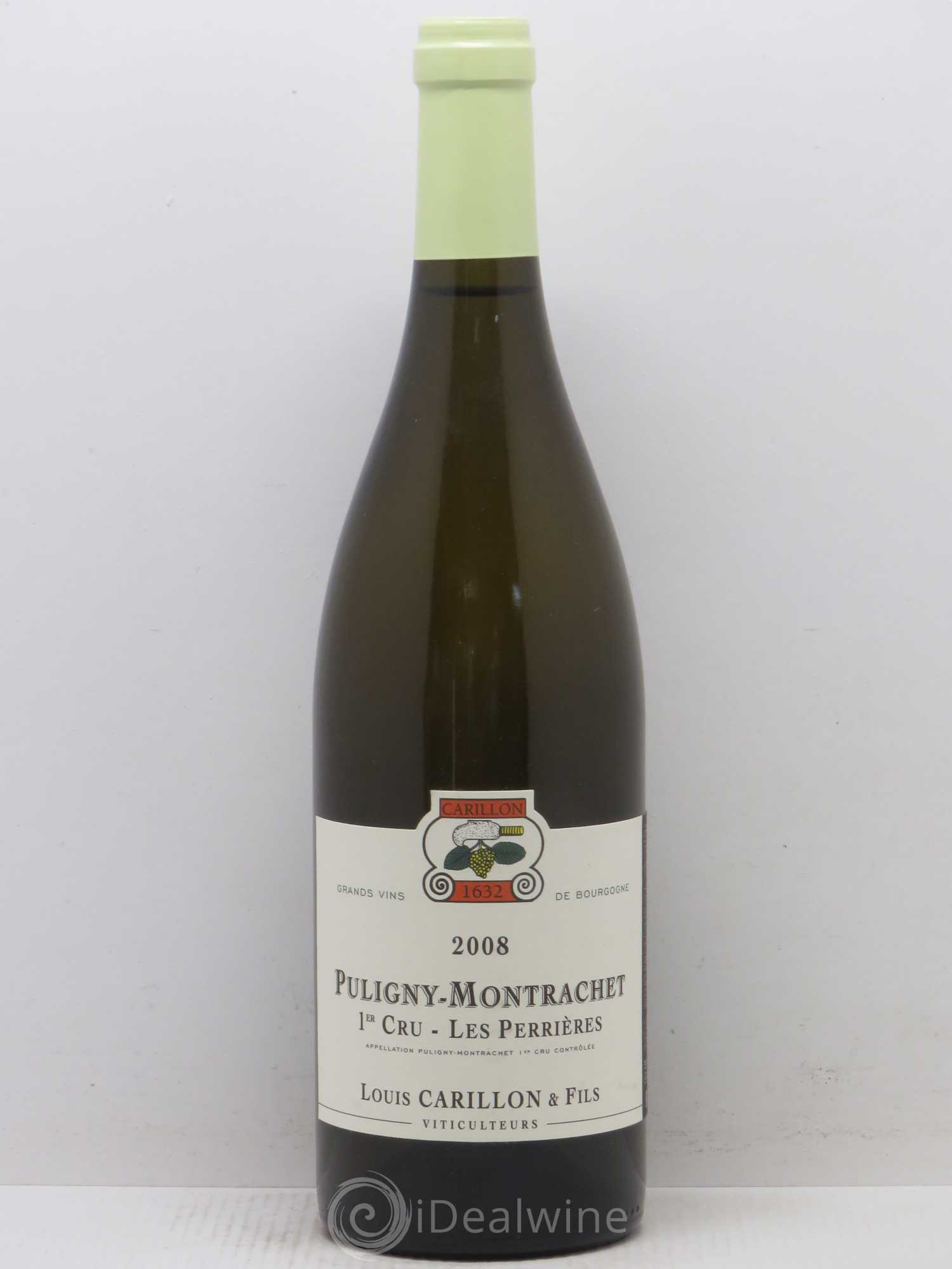 Puligny-Montrachet 1er Cru Les Perrières Louis Carillon & Fils 2008 - Lot de 1 bouteille - 0