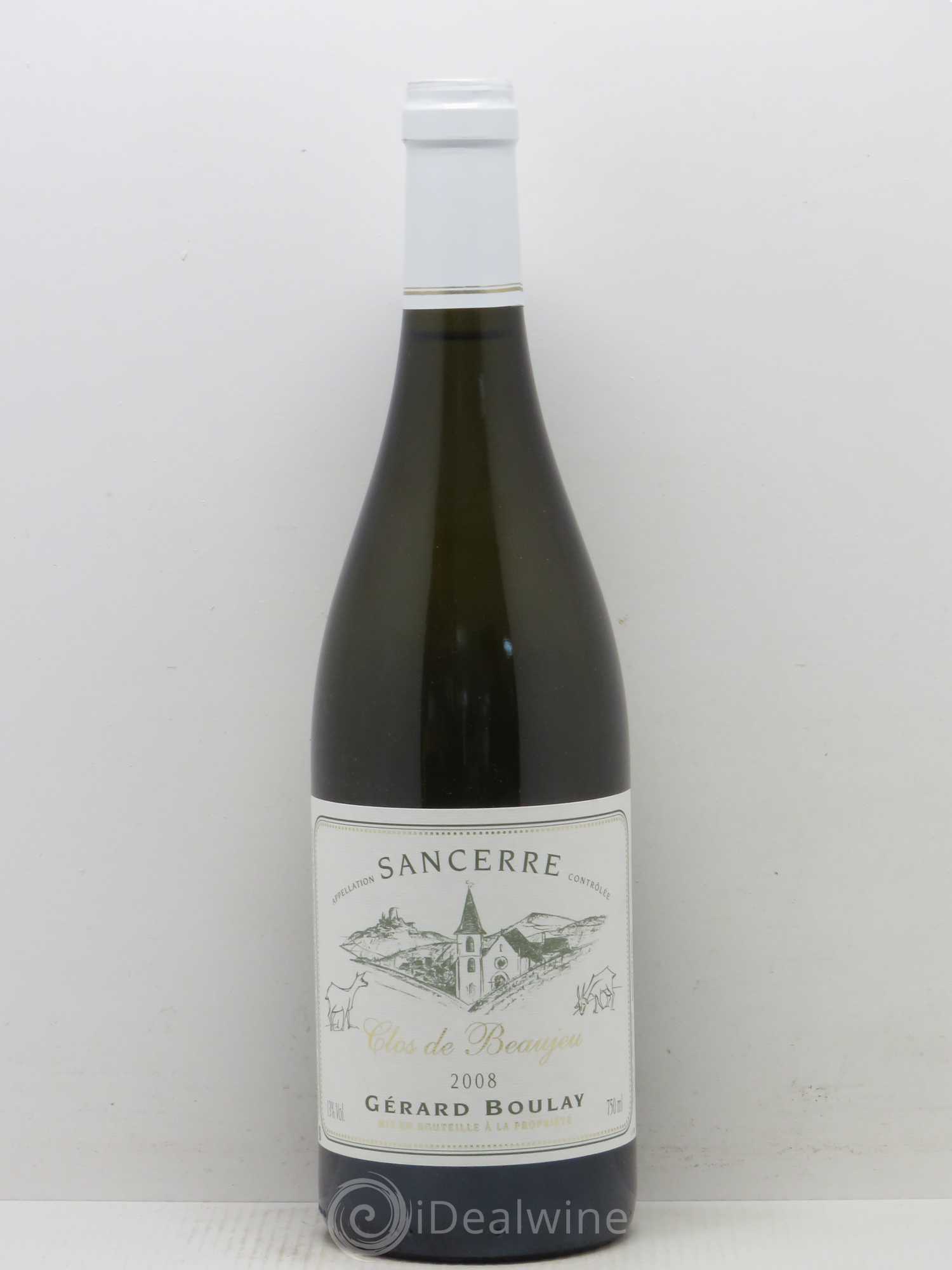 Sancerre Clos de Beaujeu Gérard Boulay 2008 - Lot de 1 bouteille - 0