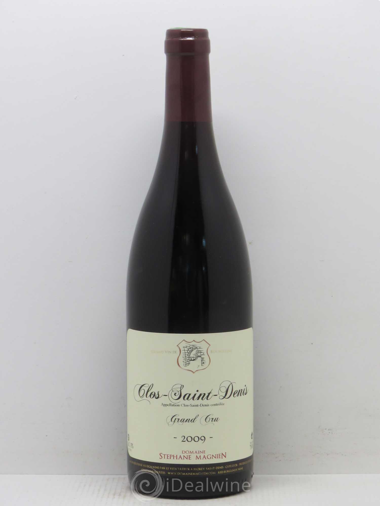 Clos Saint-Denis Grand Cru Stéphane Magnien (Domaine) Stéphane Magnien 2009 - Lot de 1 bouteille - 0