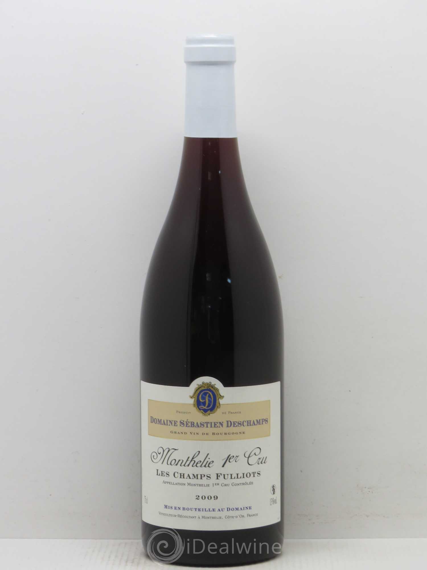 Monthélie 1er Cru Les Champs Fulliot Domaine Sébastien Deschamps 2009 - Posten von 1 Flasche - 0