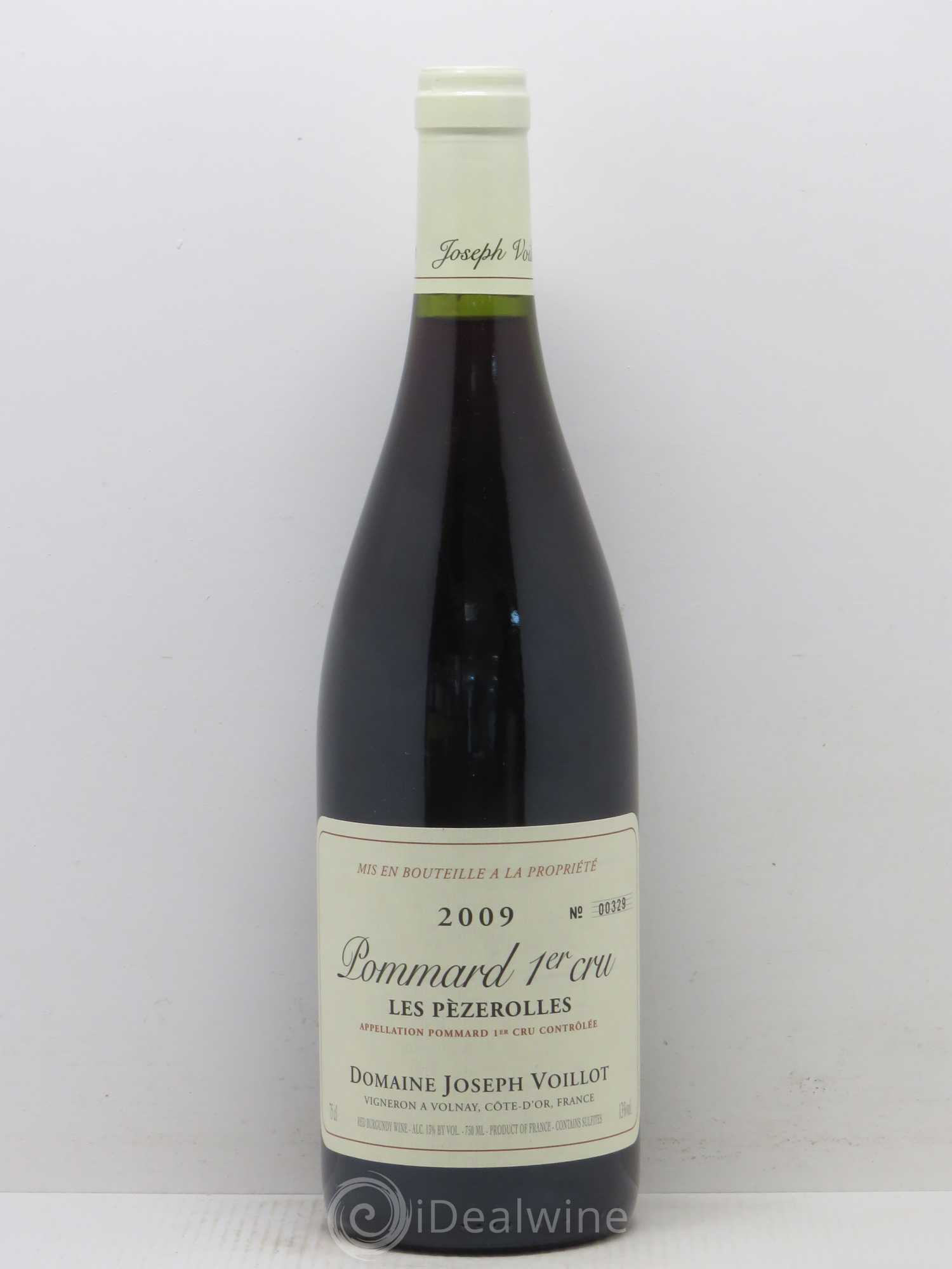 Pommard 1er Cru Les Pèzerolles Joseph Voillot (Domaine) 2009 - Lot de 1 bouteille - 0