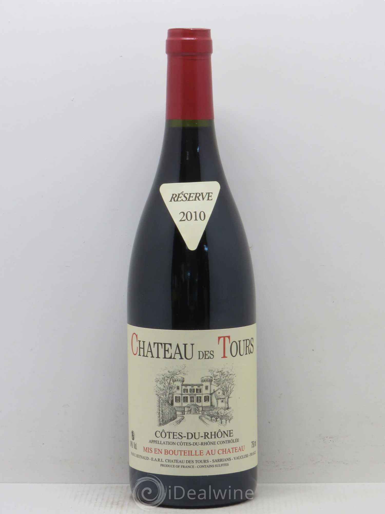 Côtes-du-Rhône Château des Tours Emmanuel Reynaud 2010 - Lot de 1 bouteille - 0