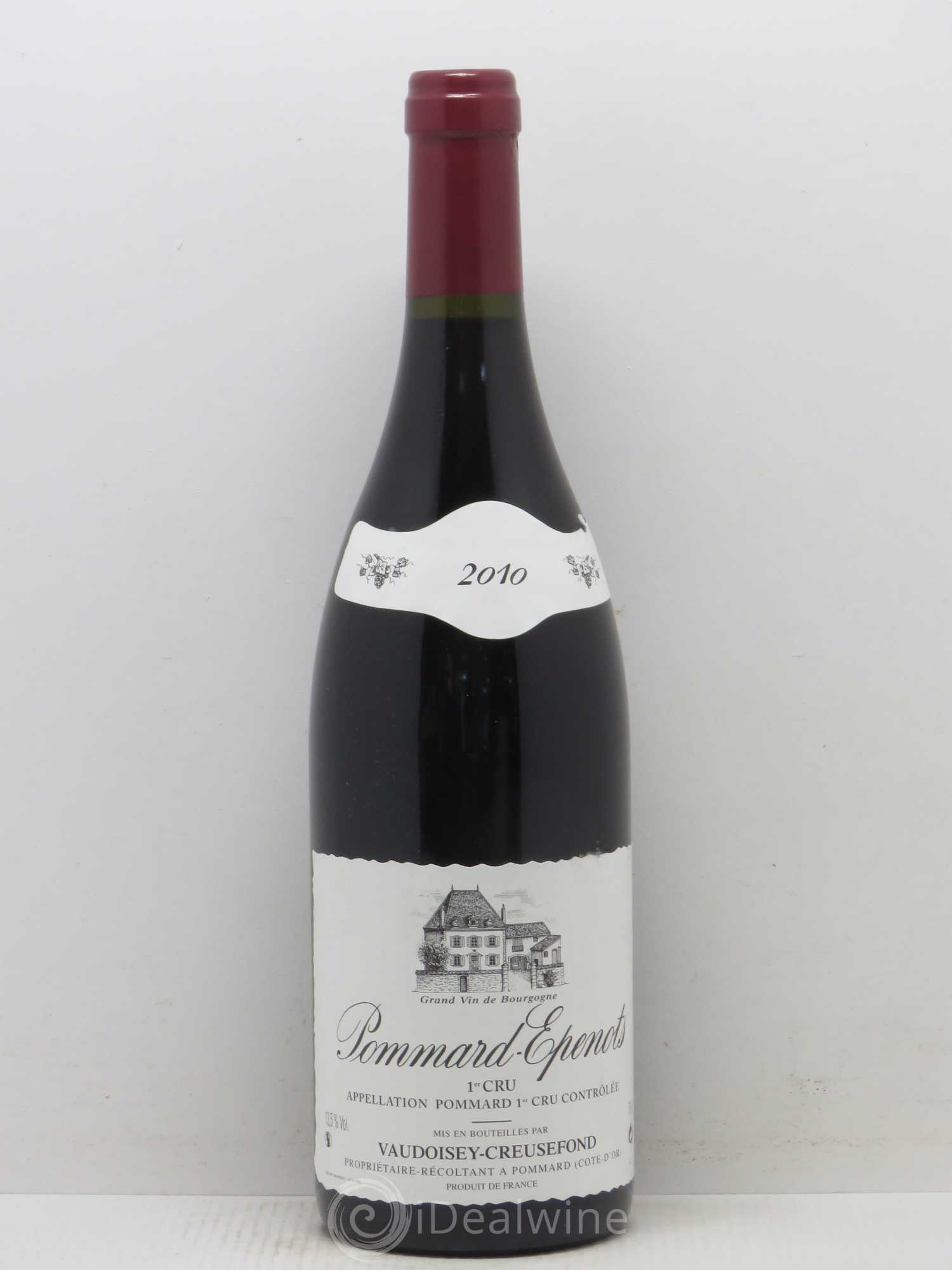 Pommard 1er Cru Les Epenots Domaine Vaudoisey-Creusefond 2010 - Posten von 1 Flasche - 0