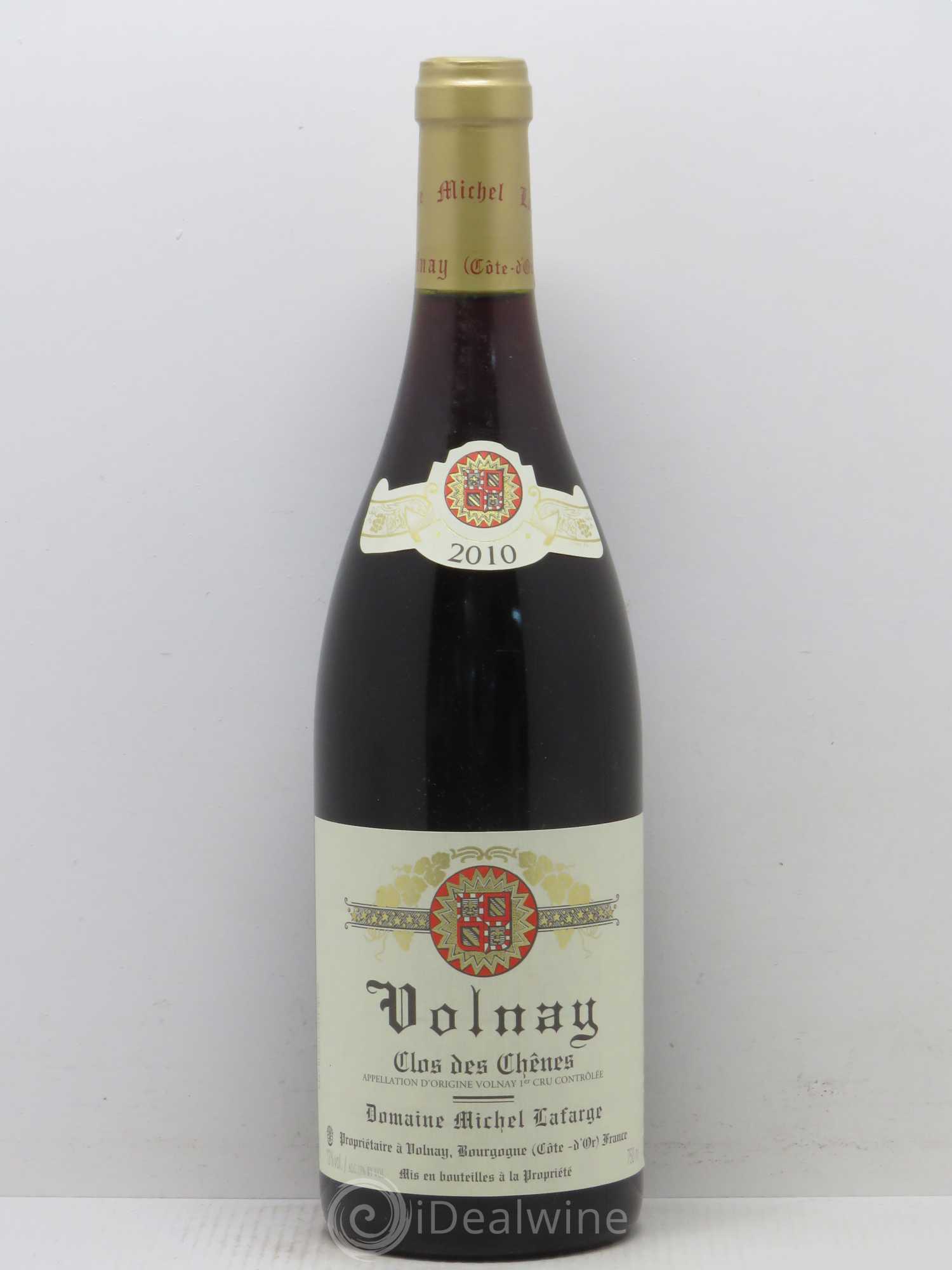 Volnay 1er Cru Clos des Chênes Lafarge (Domaine) 2010 - Lot de 1 bouteille - 0