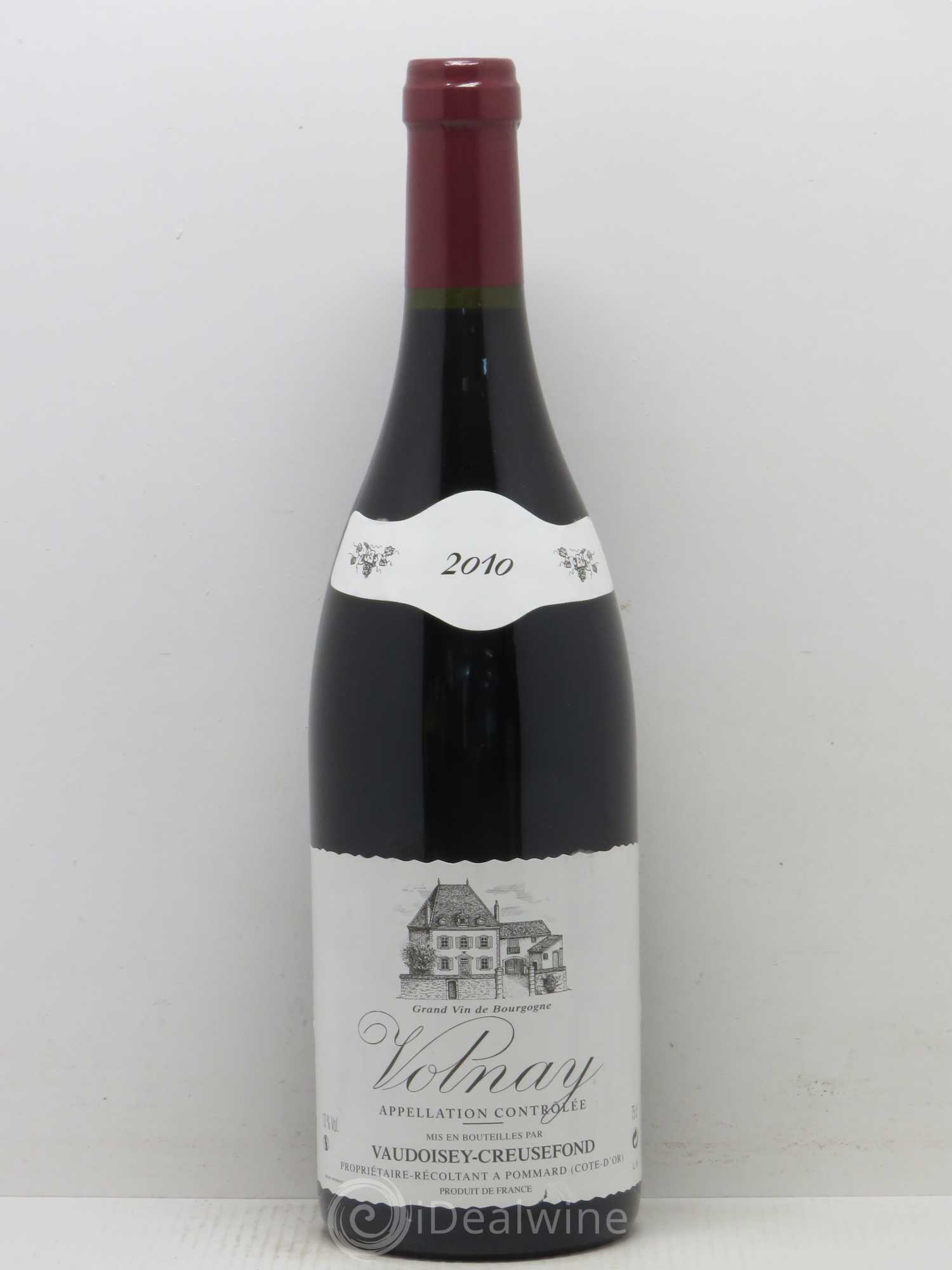 Volnay Domaine Vaudoisey-Creusefond 2010 - Lot de 1 bouteille - 0