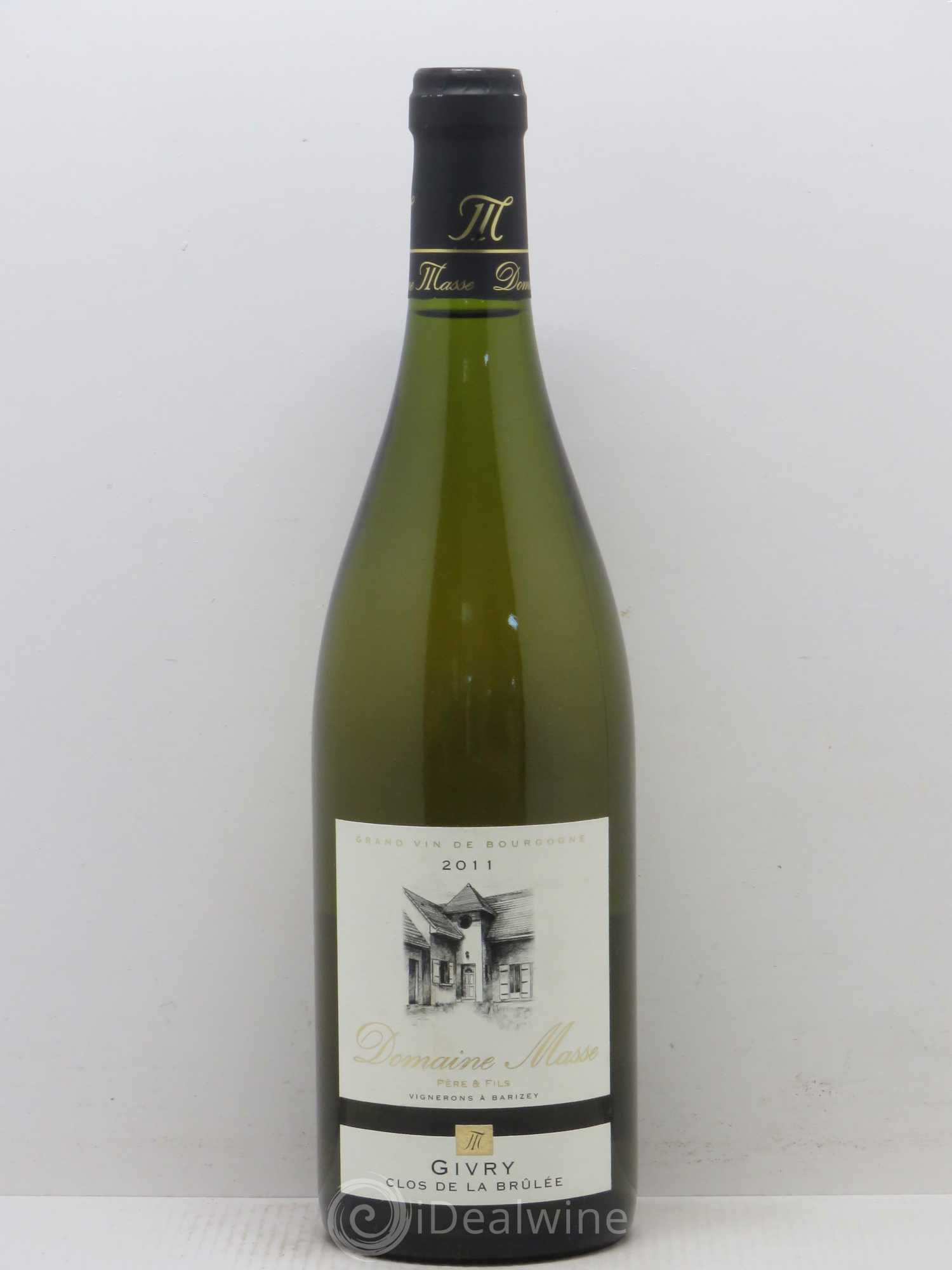 Givry Clos de la Brûlée Domaine Masse 2011 - Posten von 1 Flasche - 0