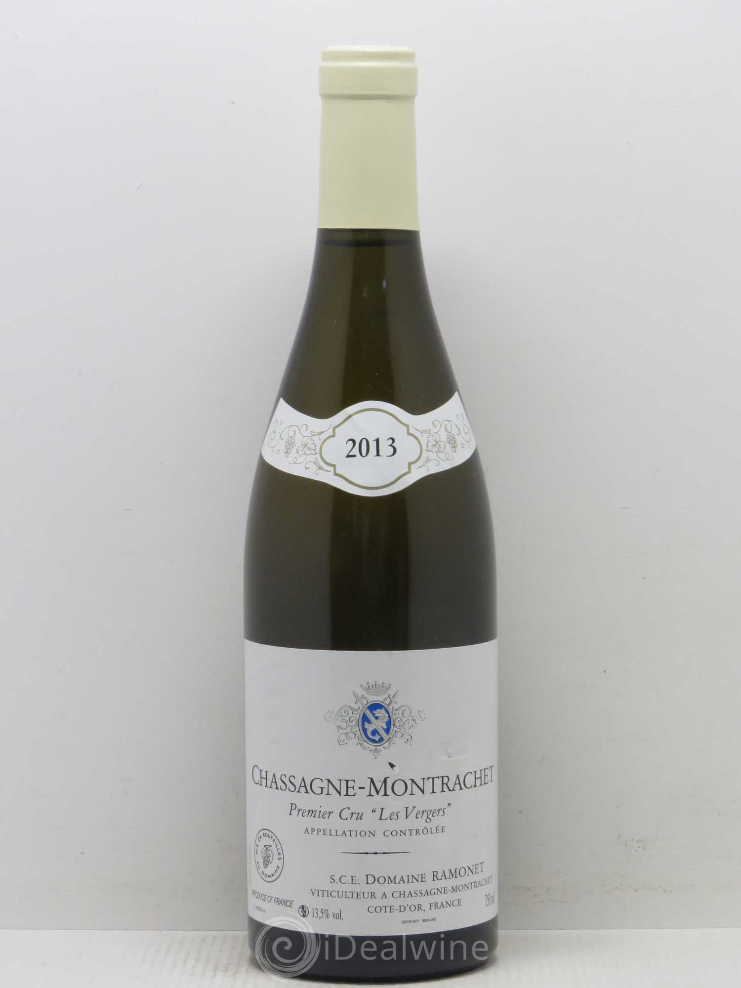 Chassagne-Montrachet 1er Cru Les Vergers Ramonet (Domaine) 2013 - Lot de 1 bouteille - 0