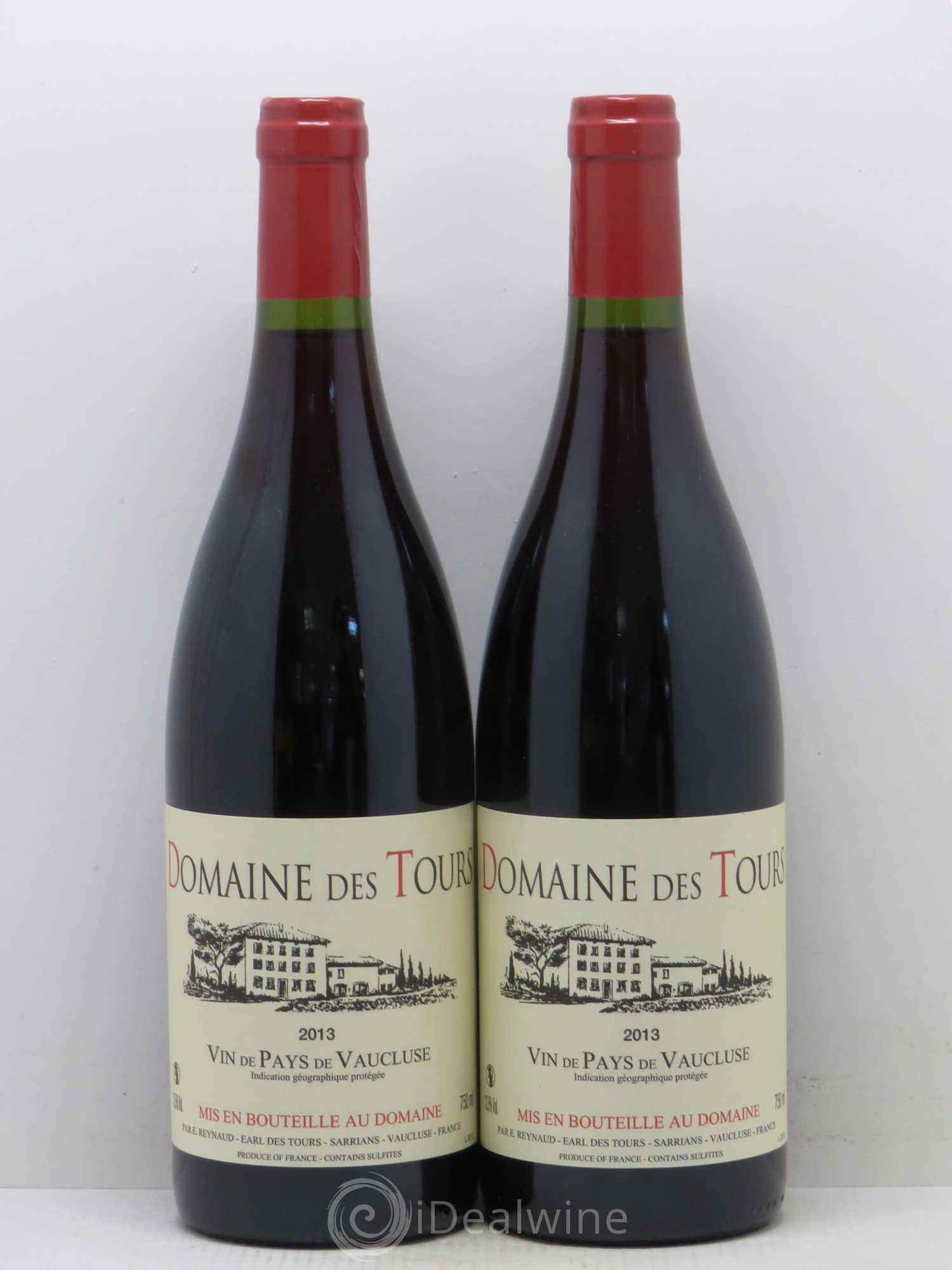 Vaucluse (Vin de Pays de Vaucluse) Domaine des Tours Emmanuel Reynaud 2013 - Lot de 2 bouteilles - 0