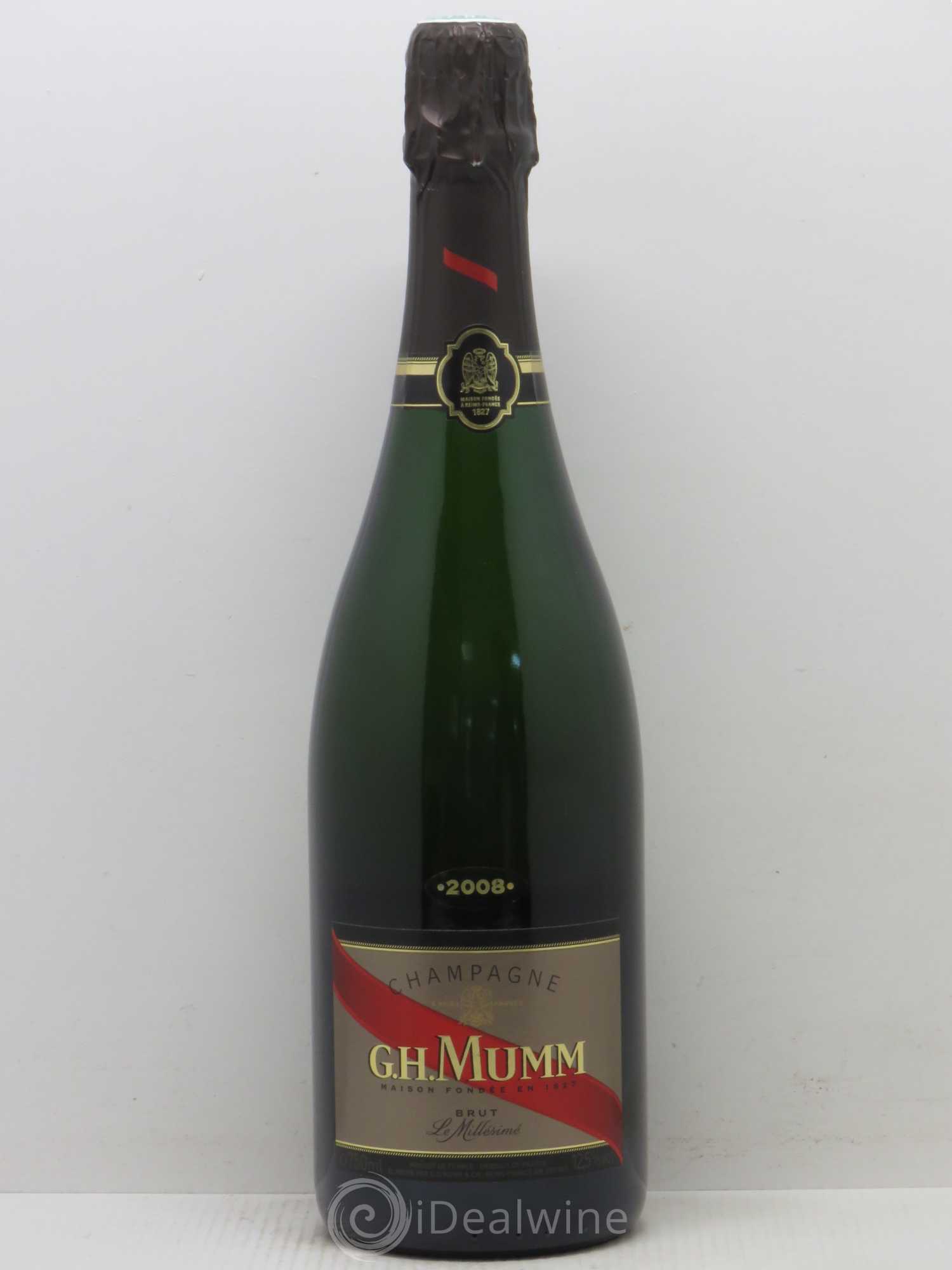 Champagne Mumm (sans prix de réserve) 2008 - Posten von 1 Flasche - 0
