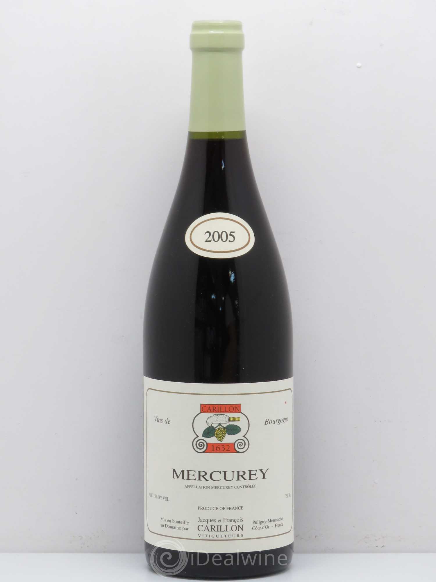 Mercurey Domaine Jacques et François Carillon 2005 - Posten von 1 Flasche - 0